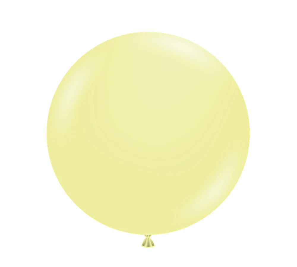 Tuftex Lemonade 17 inch Latex Balloons 50ct