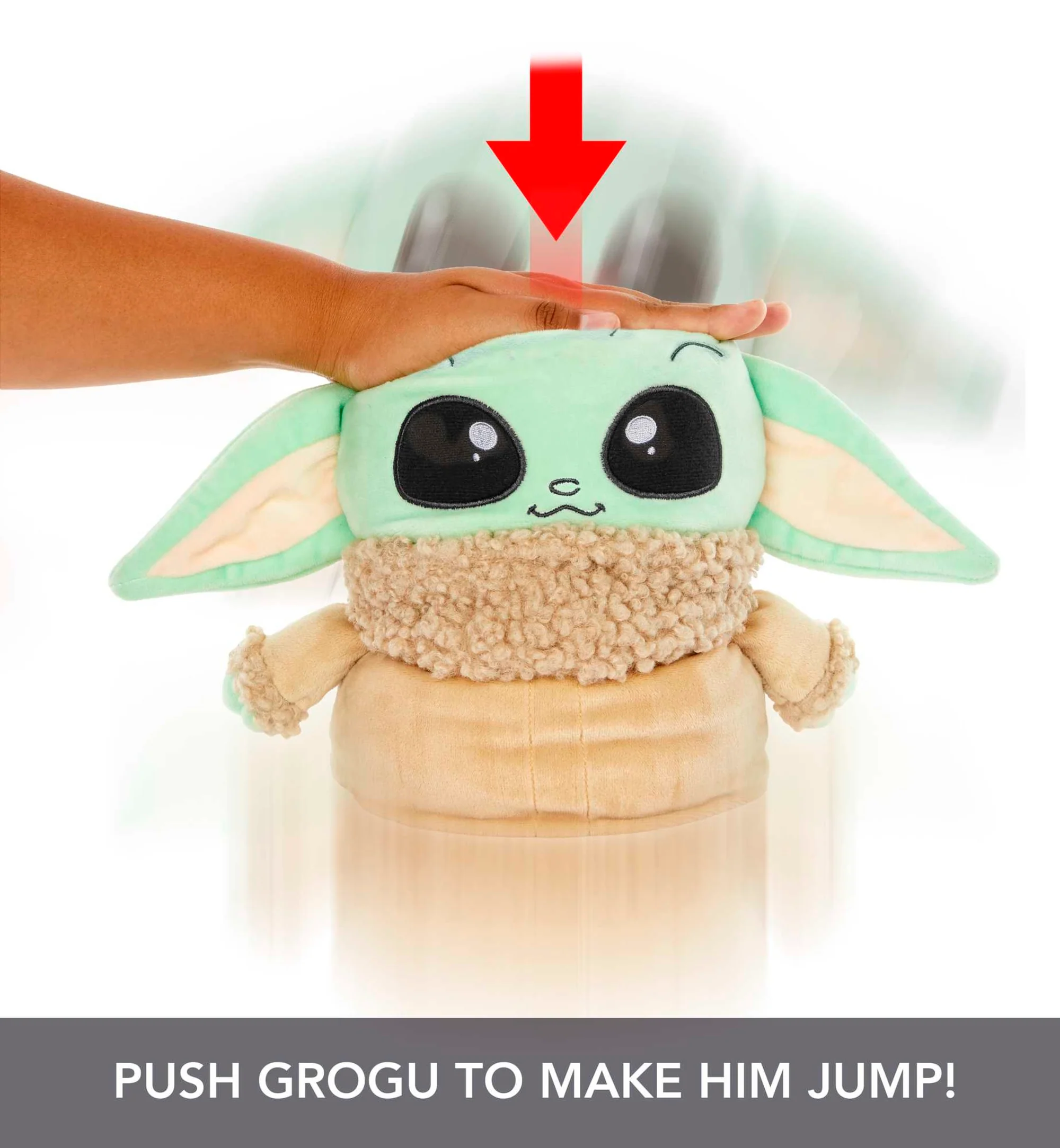 Star Wars Jumping Grogu Plush Toy With Jumping Action And Sounds