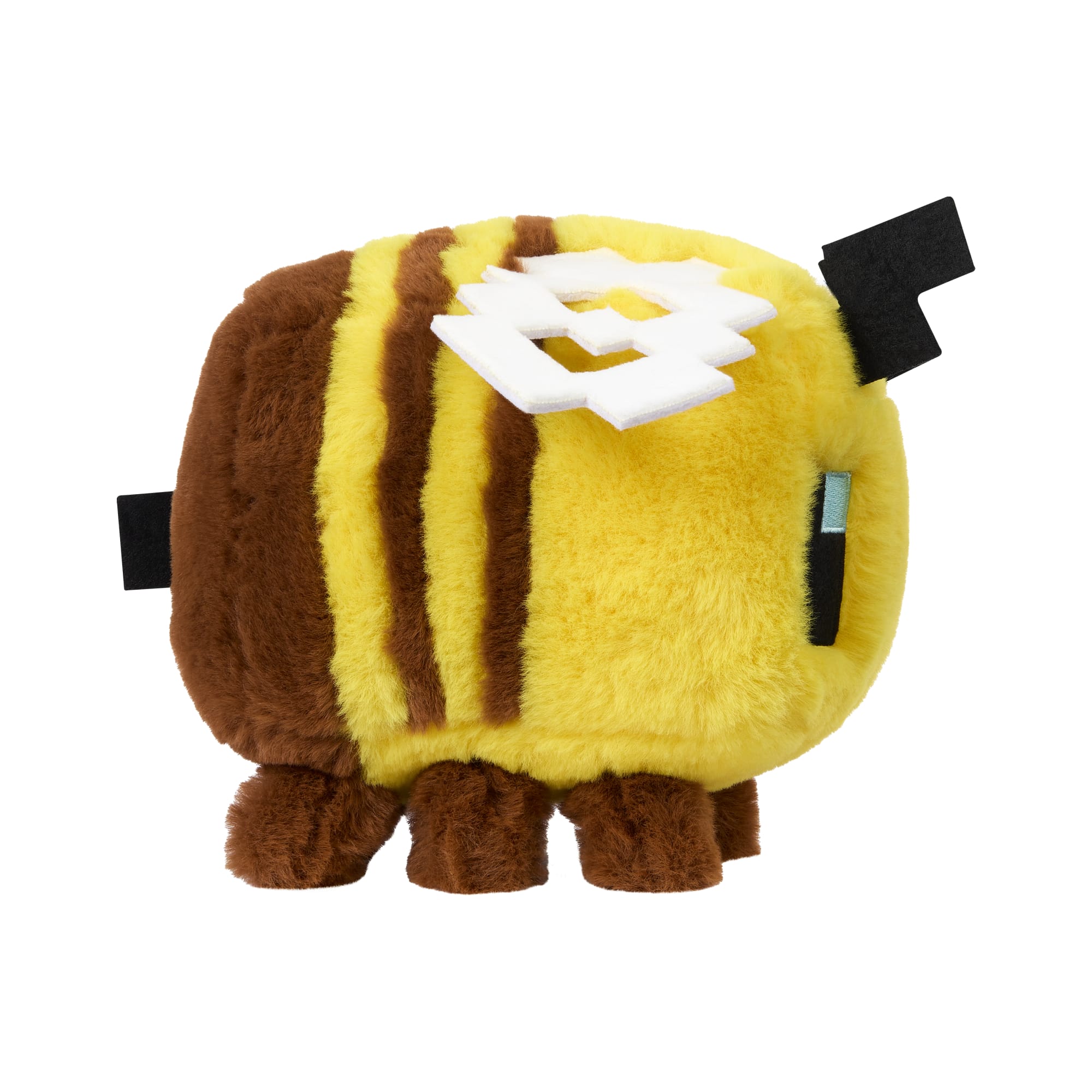 Minecraft Bee Plush Toy, 8-Inch Collectible Soft Doll Inspired By A Minecraft Movie