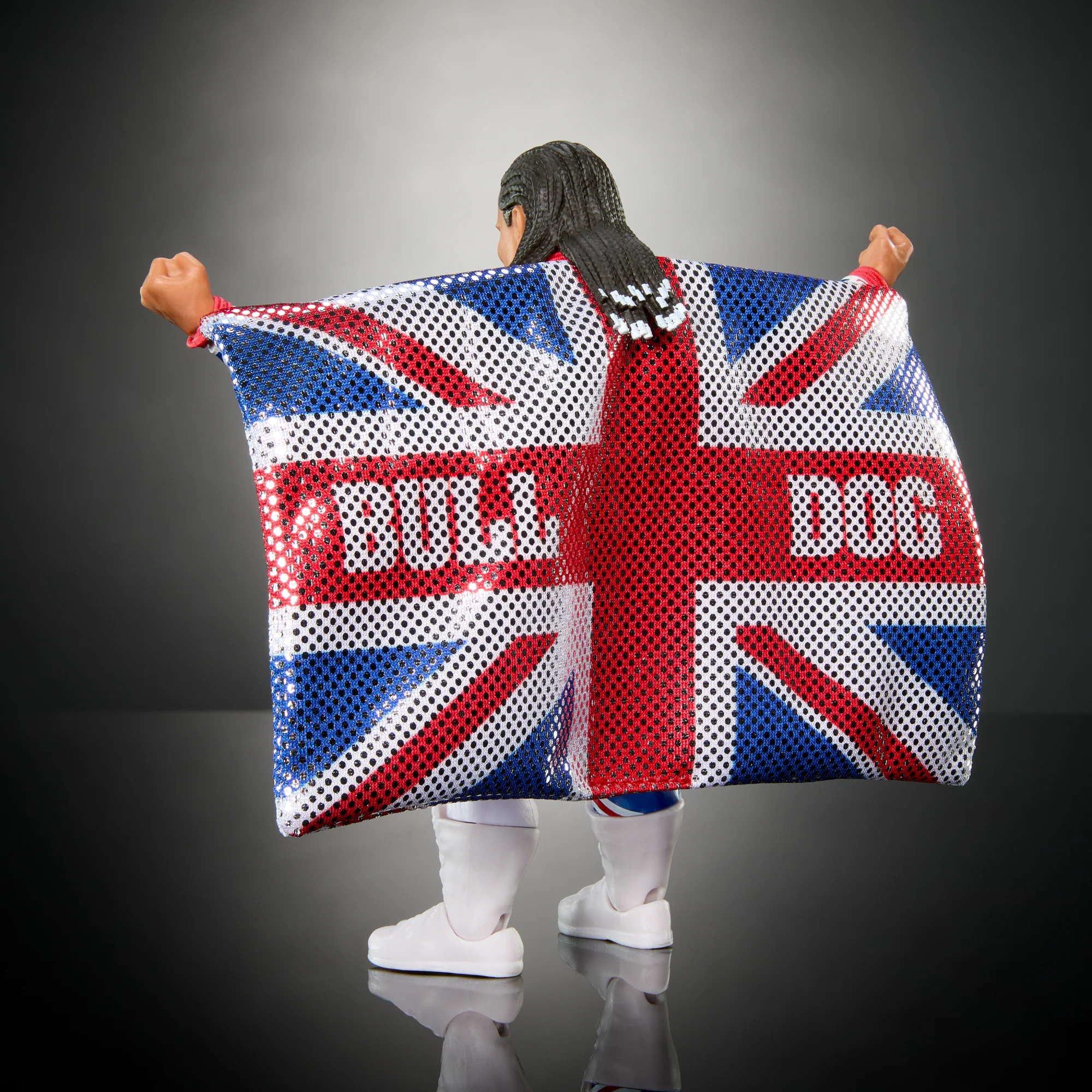 WWE Superstars The British Bulldog Action Figure & Accessories Set, 6-inch Retro Collectible