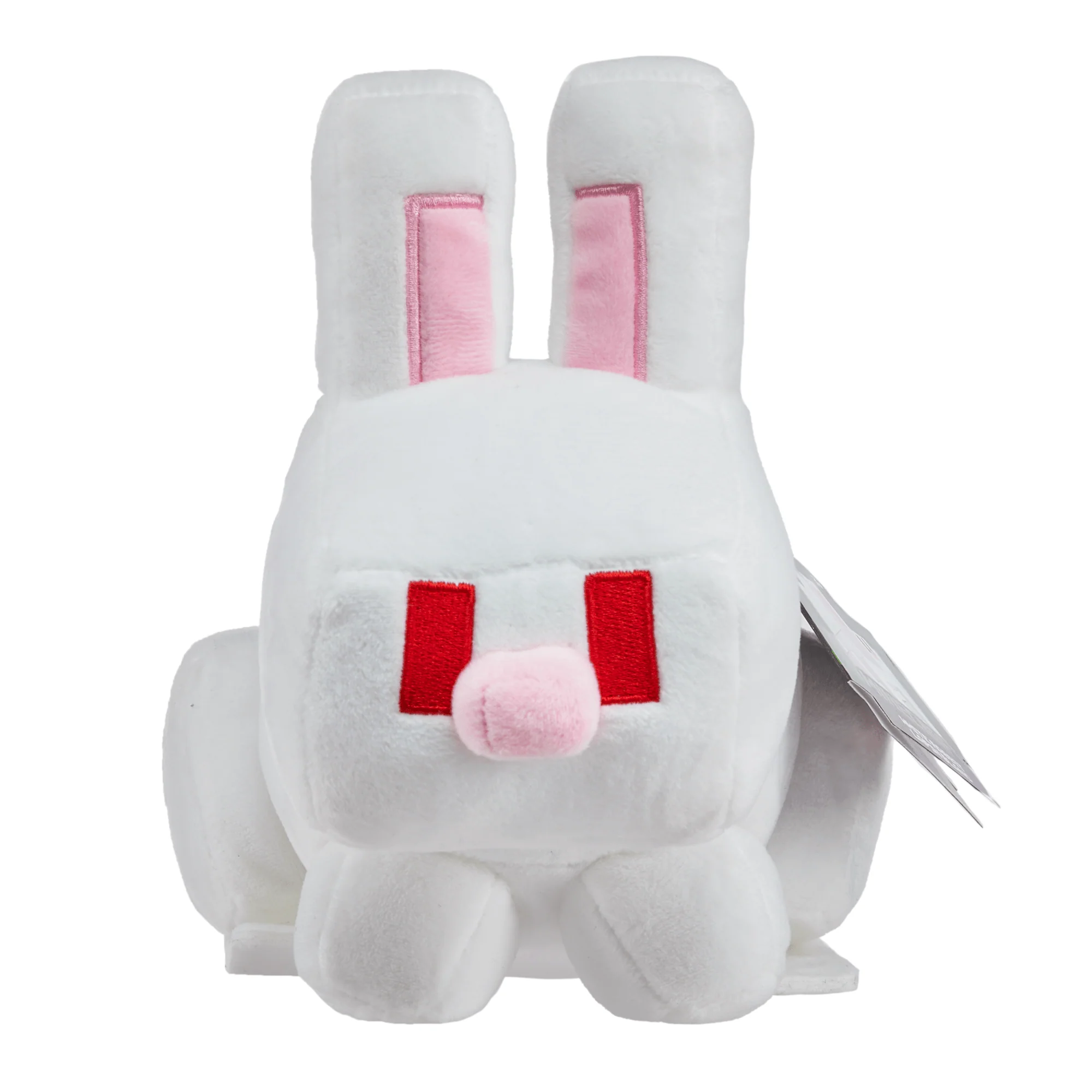 Minecraft Plush White Rabbit Toy, 8-inch Collectible Soft Doll inspired By Video Game Character