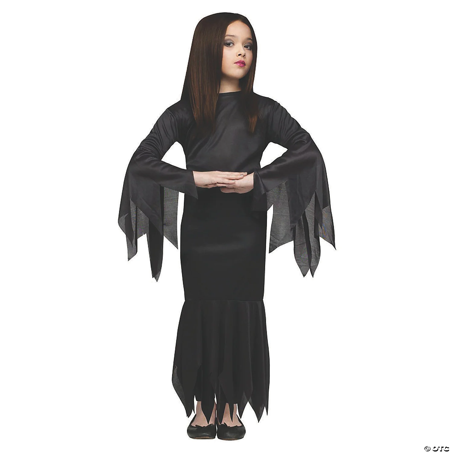 Girla??s The Addams Family Morticia Costume