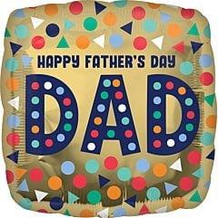Anagram Happy Father's Day Dad 17in Foil Balloon