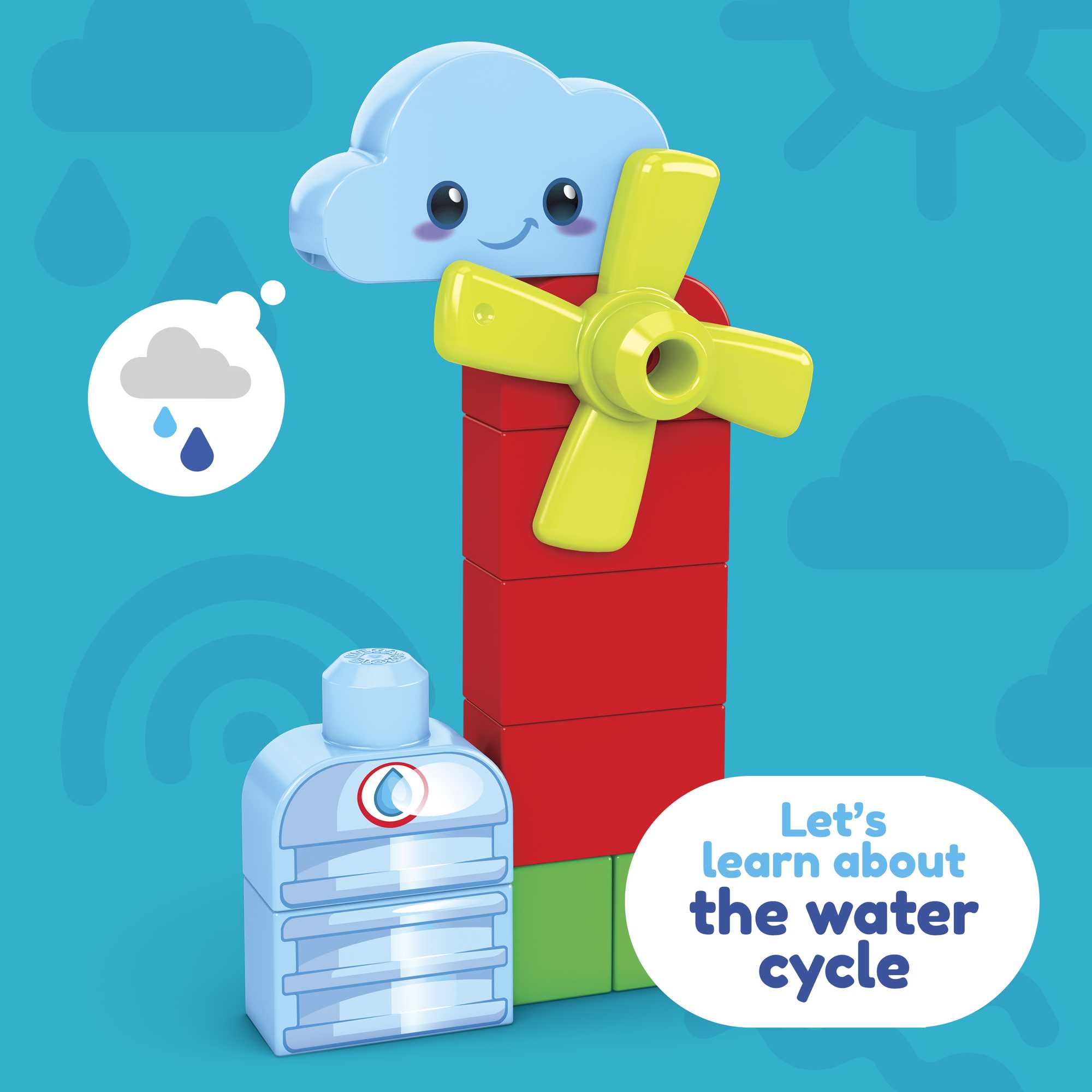 MEGA BLOKS Toy Blocks Grow & Protect Farm With 3 Figures (51 Pieces) For Toddler