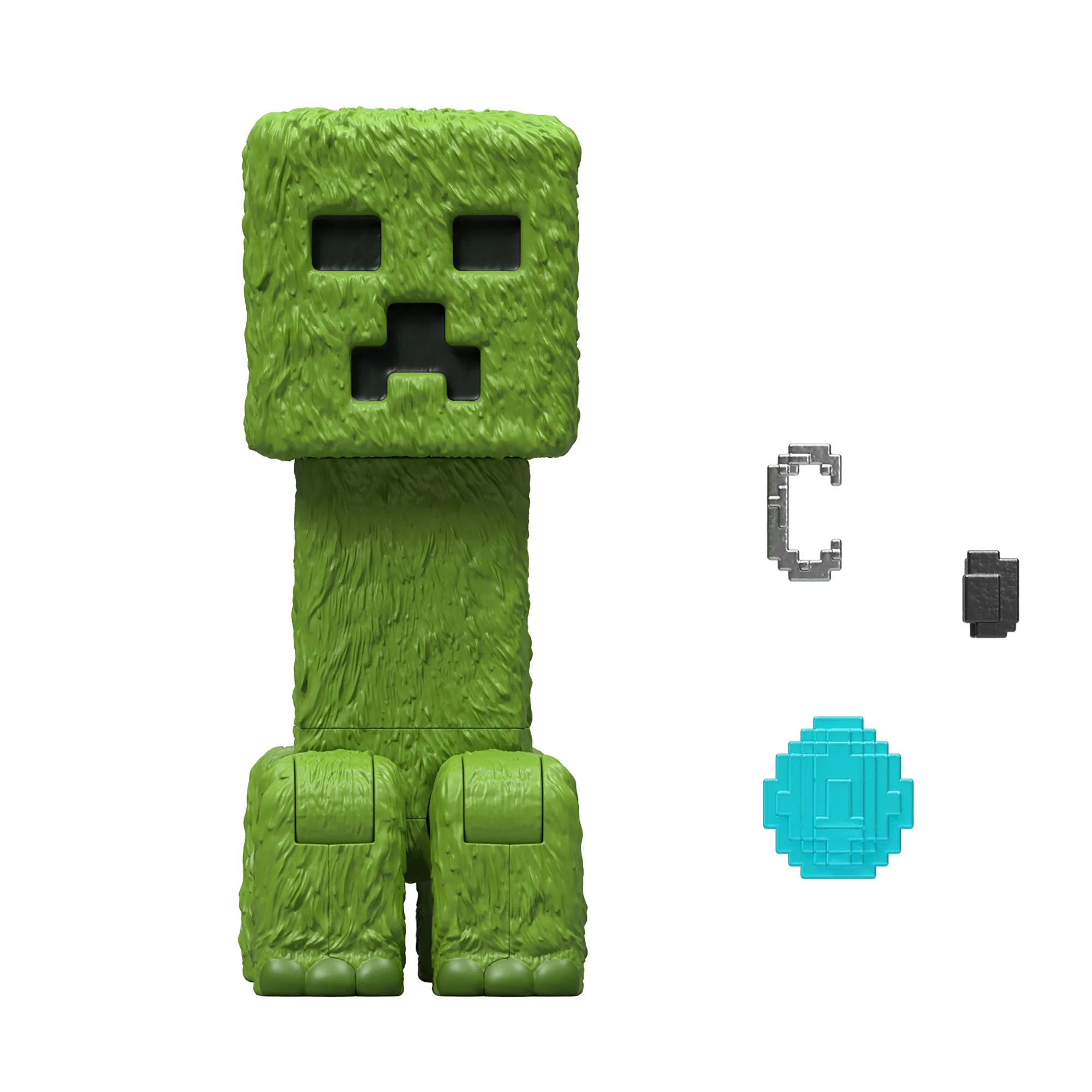 Minecraft Creeper Action Figure & Accessories, 4-inch Toy Set inspired By A Minecraft Movie
