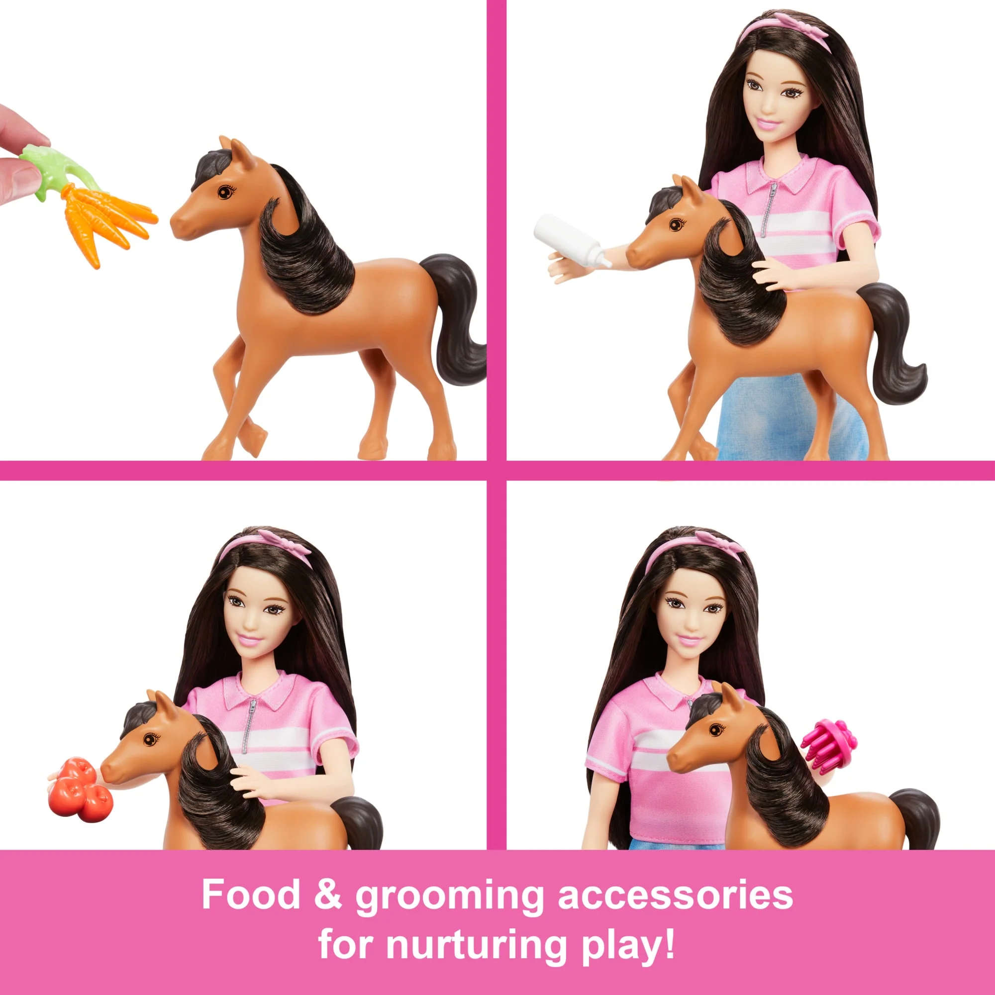 Barbie Mysteries: The Great Horse Chase Stable Playset With Fashion Doll, Small Toy Pony & 10+ Accessories