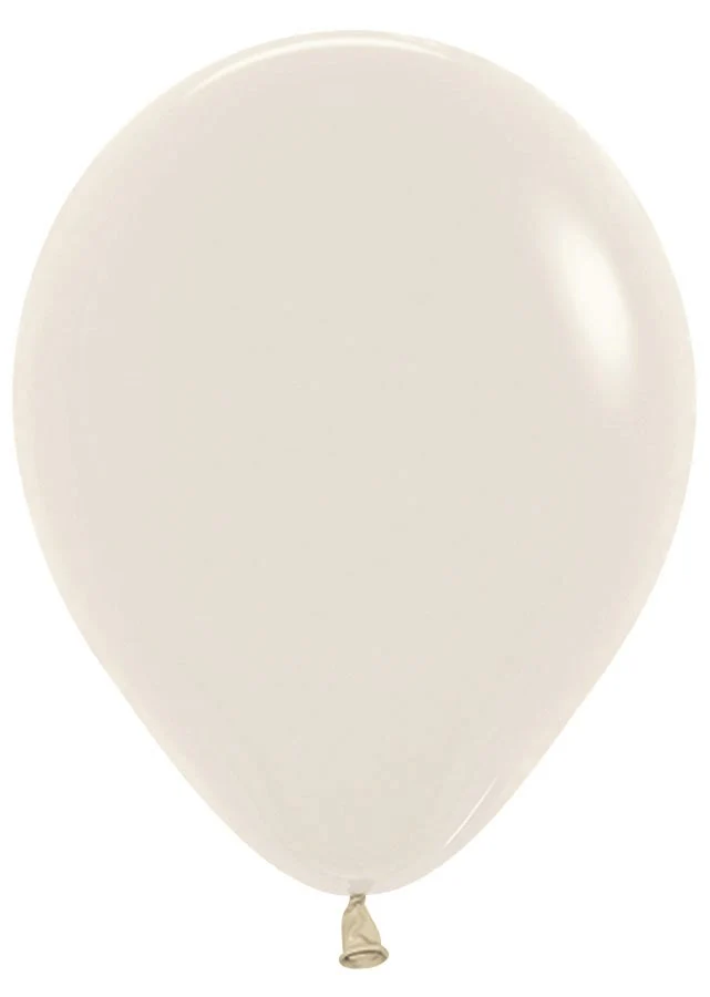 5 inch Sempertex Pastel Dusk Cream Latex Balloons 100ct
