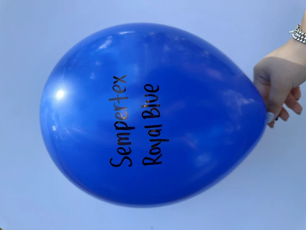 18 inch Sempertex Fashion Royal Blue Latex Balloons 25ct