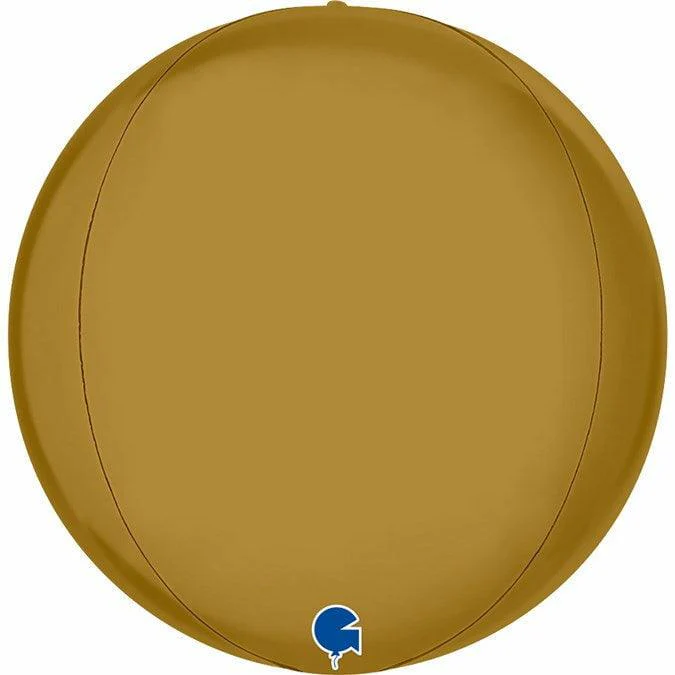 Grabo Gold Satin Globe 11in Foil Balloon
