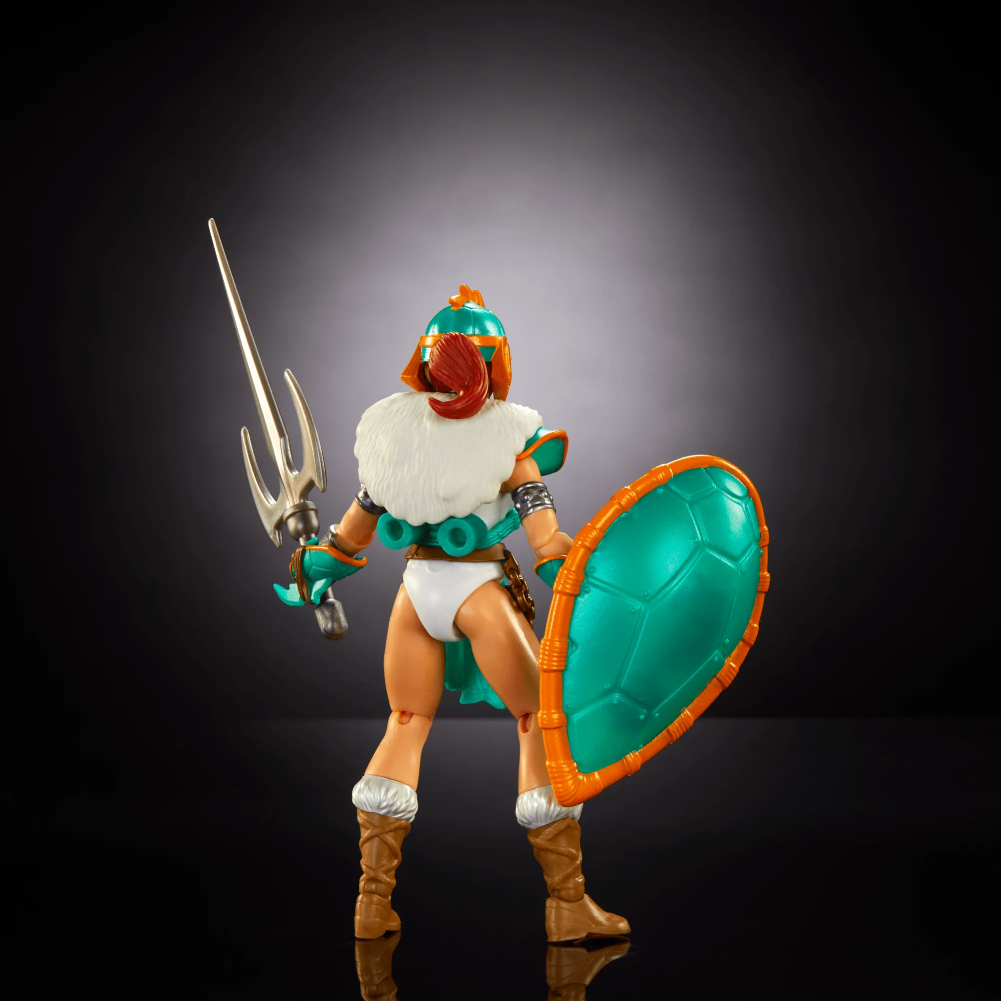 Masters Of The Universe Origins Turtles Of Grayskull Teela Action Figure Toy in Turtle inspired Armor