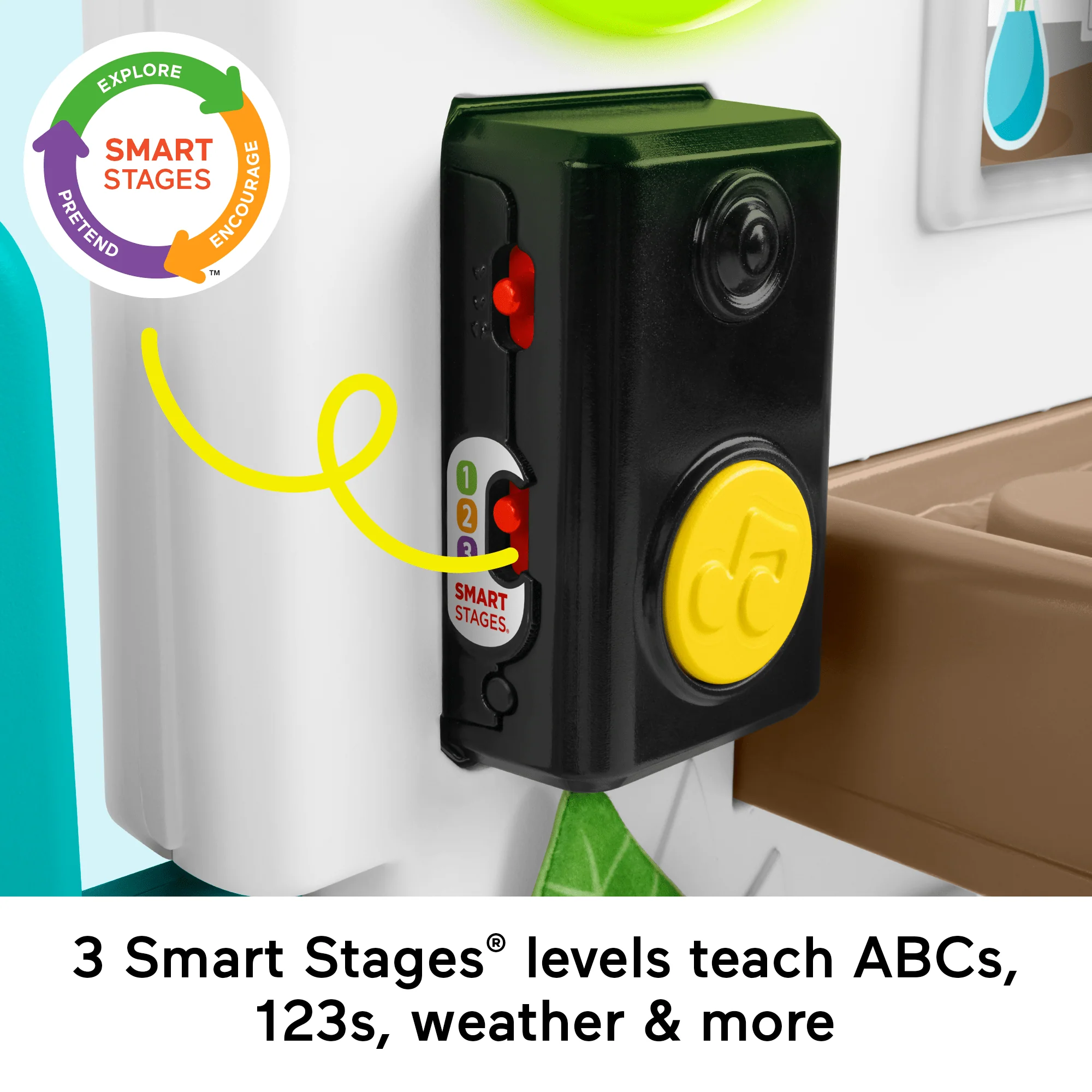 Fisher-Price Laugh & Learn Ultimate Playhouse Baby & Toddler Electronic Learning Toy, Multilanguage Version