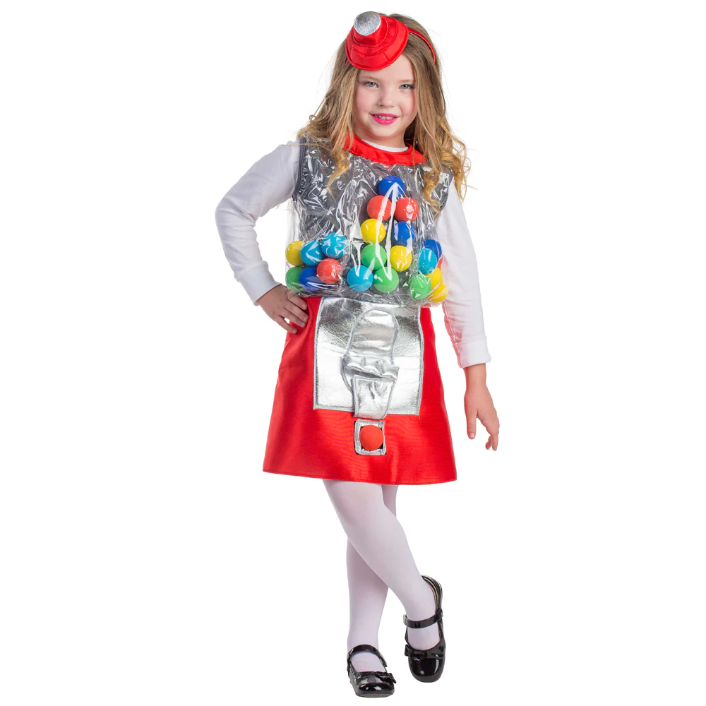 Gumball Machine Girl Costume for Kids