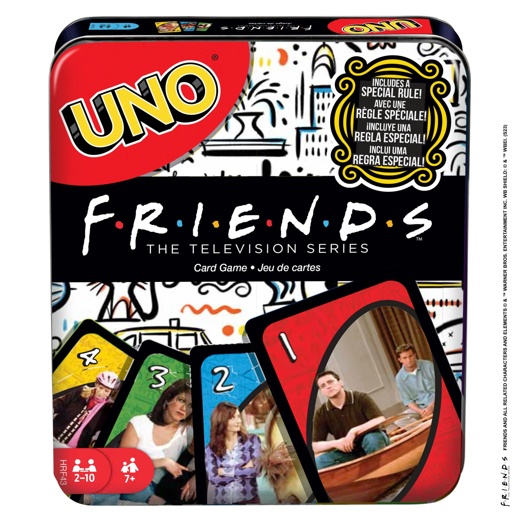 UNO? Friends? Card Game in Collectible Tin