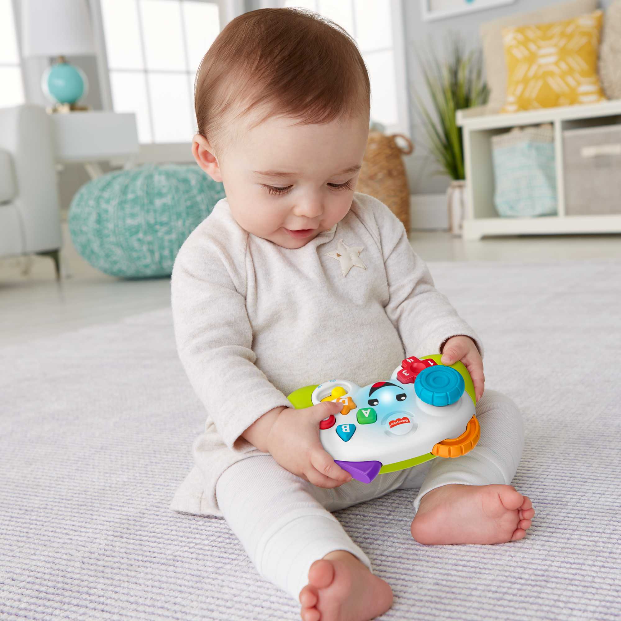 Fisher-Price Laugh & Learn Game & Learn Controller Baby & Toddler Musical Toy With Lights