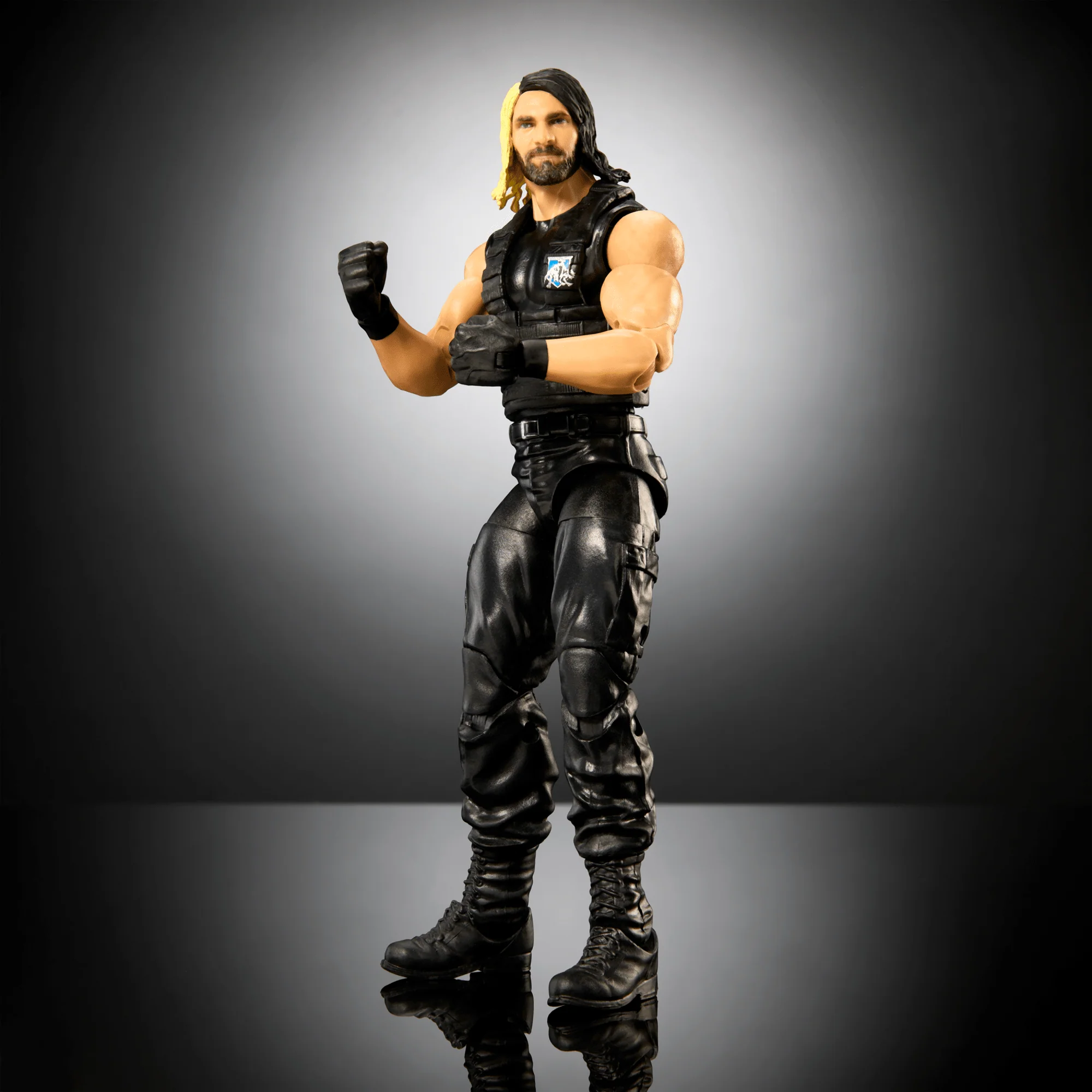 WWE Elite Seth Rollins Action Figure, 6-inch Collectible Superstar With Articulation & Accessories