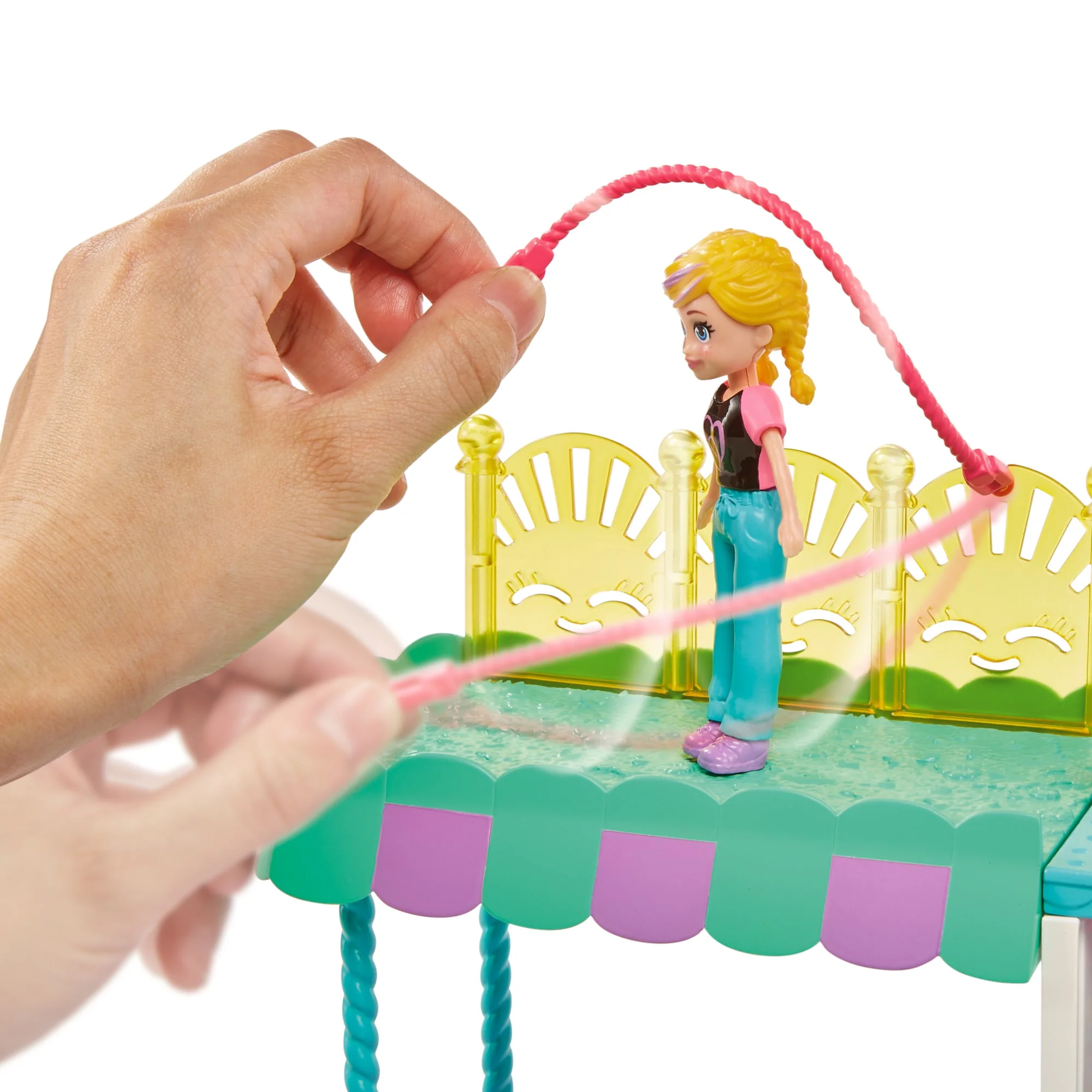Polly Pocket Sweet Adventures Rainbow Mall Playset