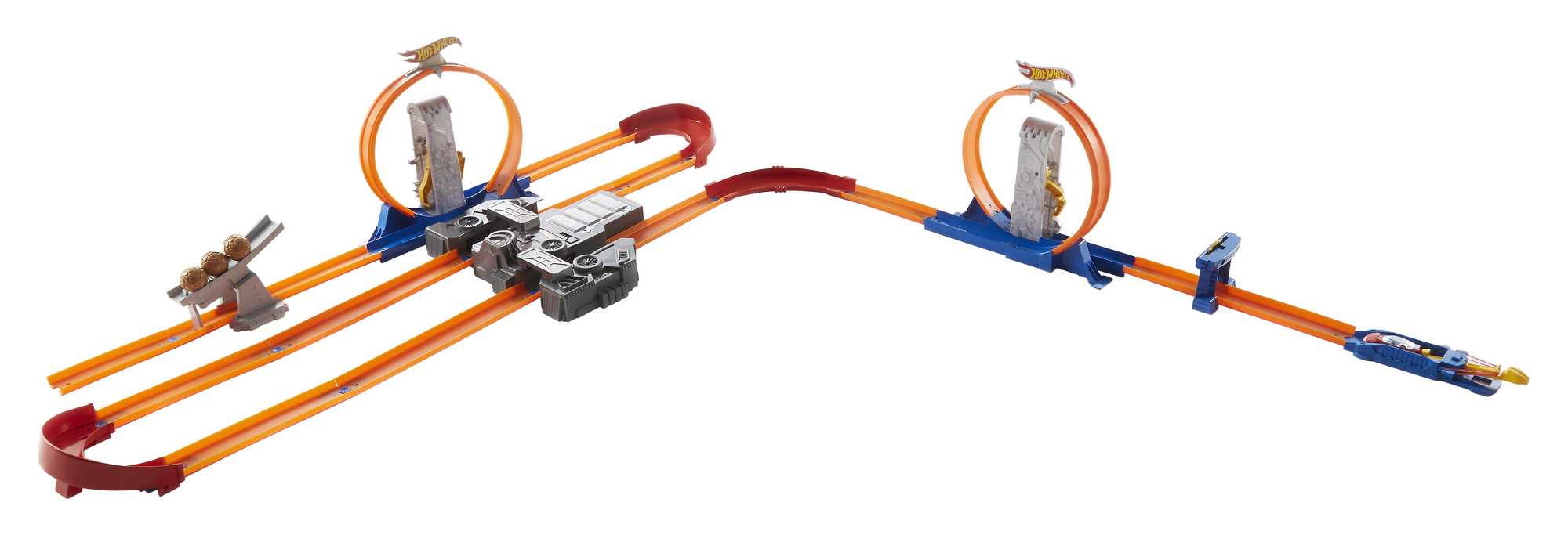 Hot Wheels Track Builder Total Turbo Takeover Track Set, Toy For Kids