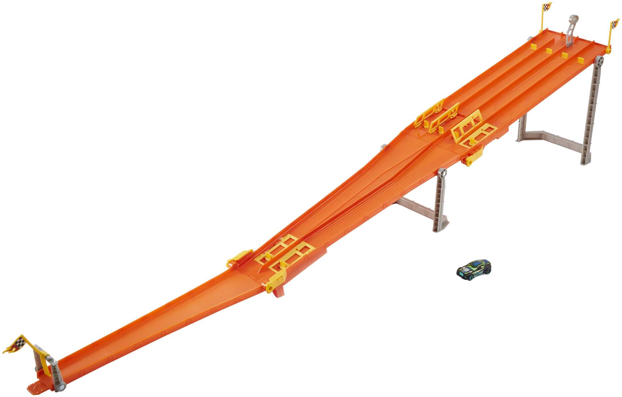 Hot Wheels 4-Lane Elimination Race Track Set, For Kids 4 Years Old & Up