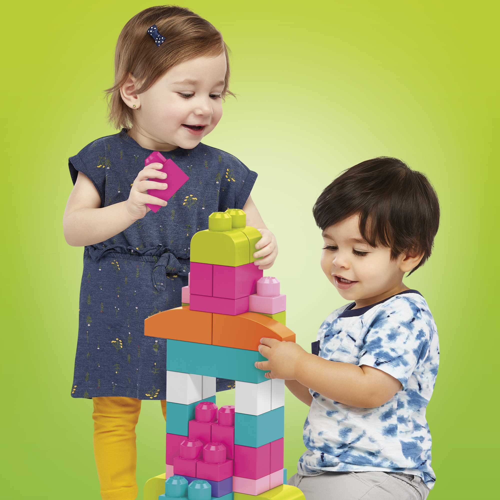 MEGA Bloks First Builders Big Building Bag - Pink