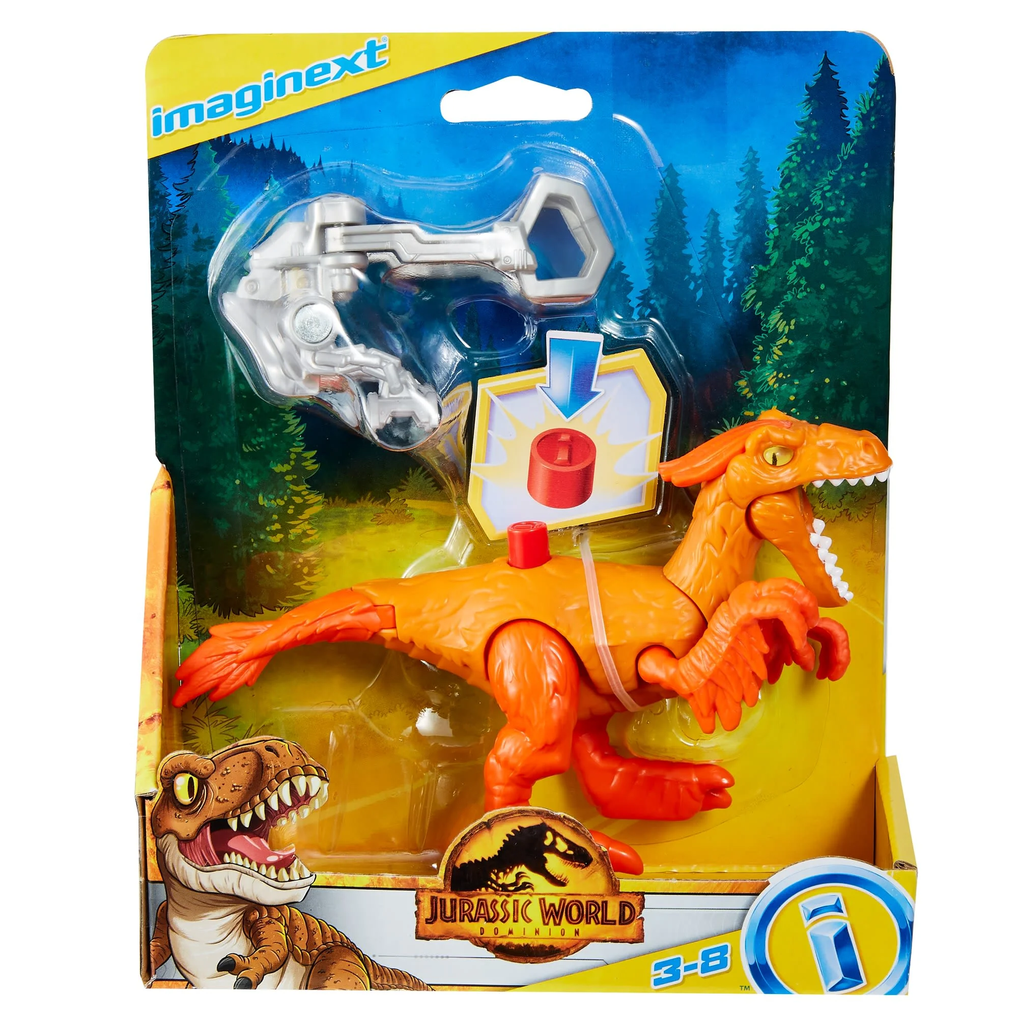 Imaginext Jurassic World Single Dinosaur Figure Collection (Styles May Vary)
