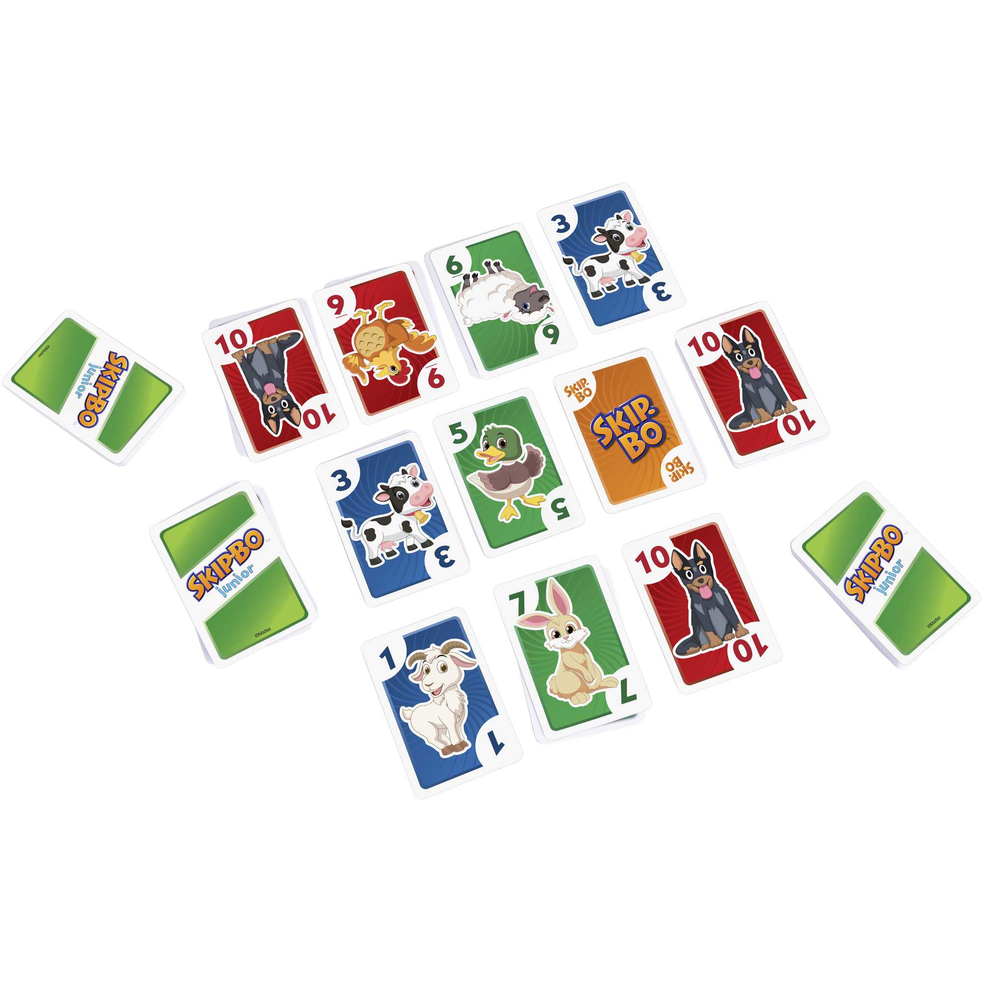 Skip-Bo Junior Card Game With 112 Cards & 2 Levels Of Play For 5 Year Olds & Up