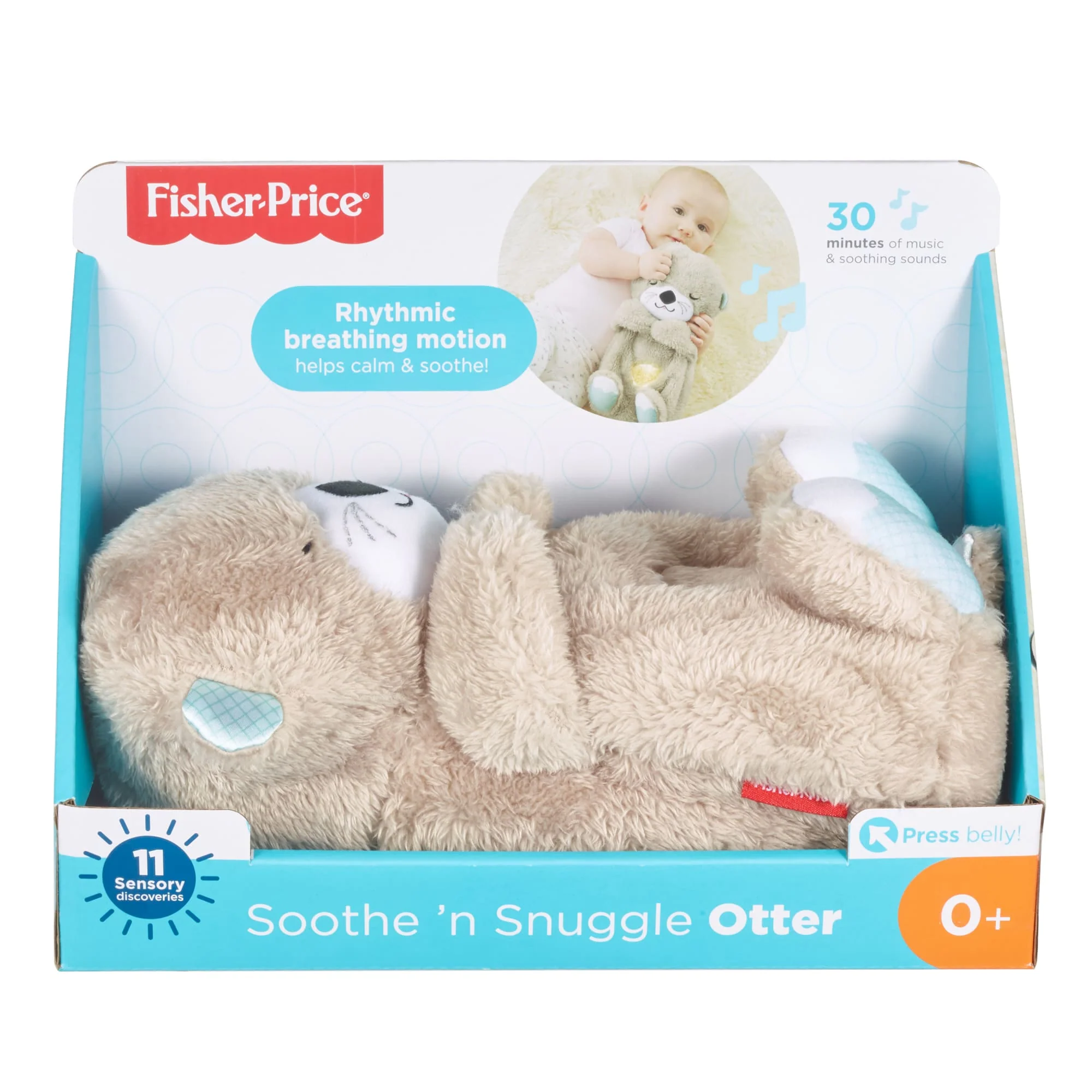 Fisher-Price Soothe 'n Snuggle Otter With Rhythmic Breathing Motions