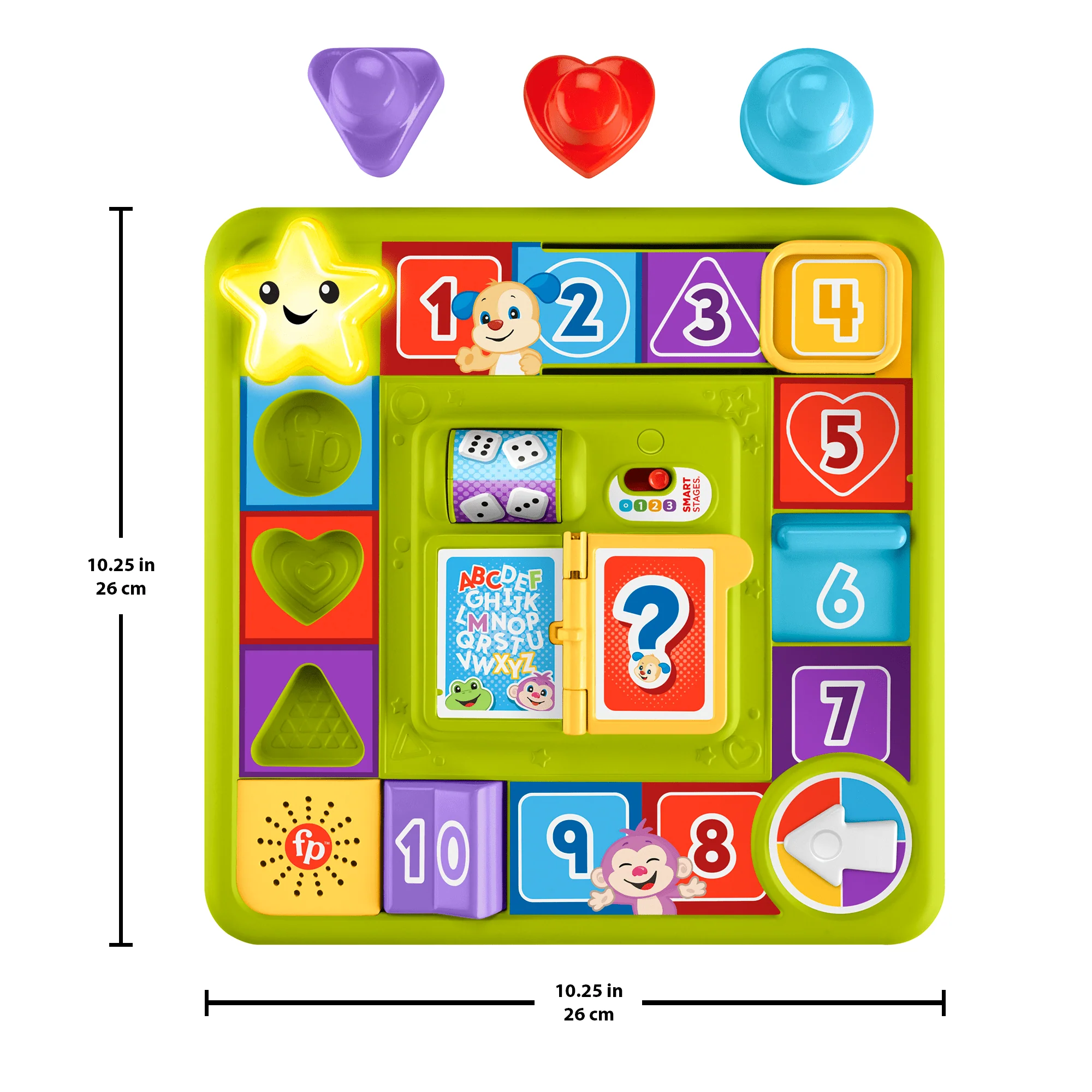 Fisher-Price Laugh & Learn Puppy's Game Activity Board Baby & Toddler Learning Toy