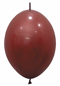 Sempertex Deluxe Merlot 12 Inch Link-O-Loons Latex Balloons 50ct