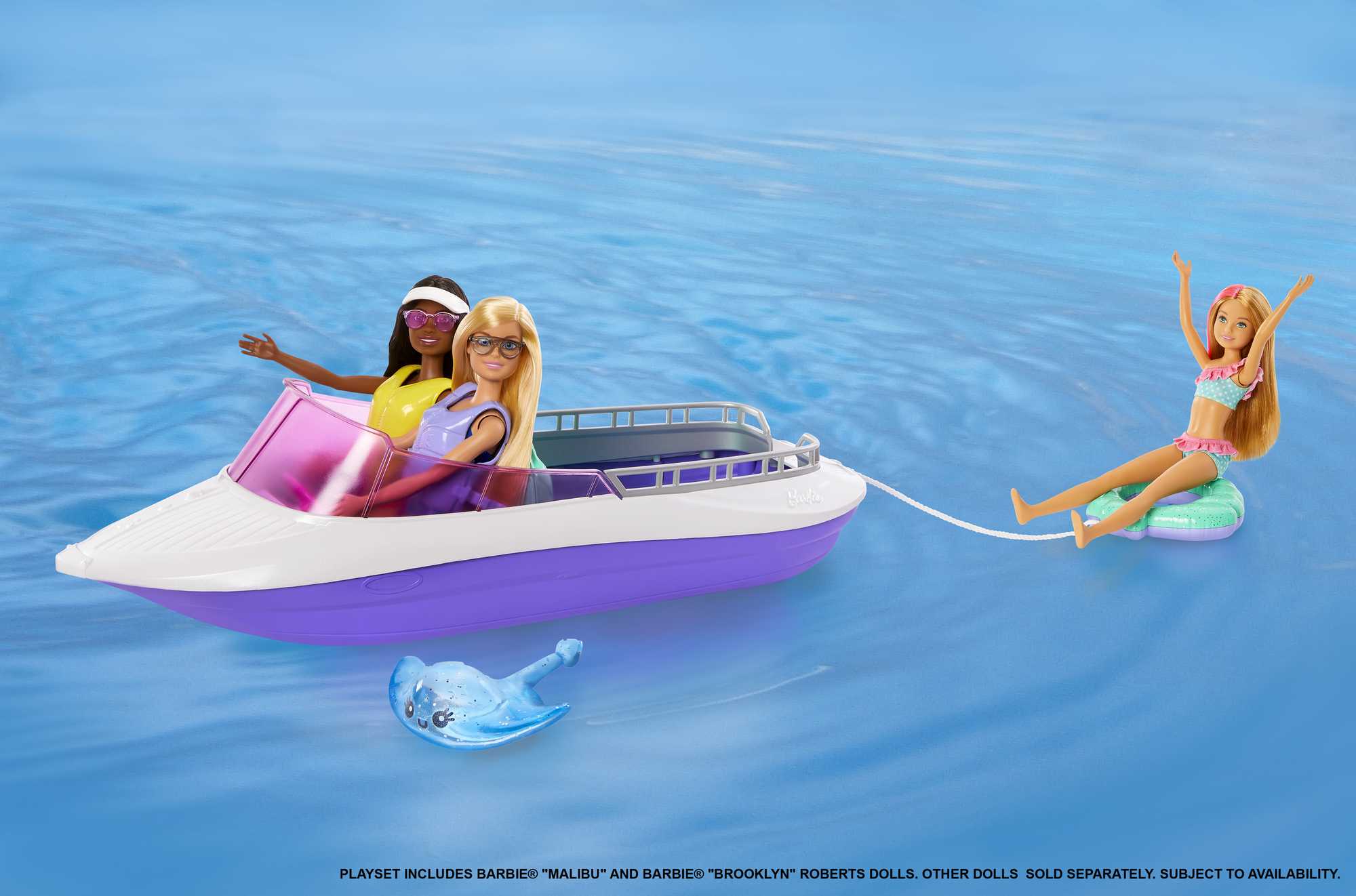 Barbie Mermaid Power Dolls & Boat Playset, Toy For 3 Year Olds & Up