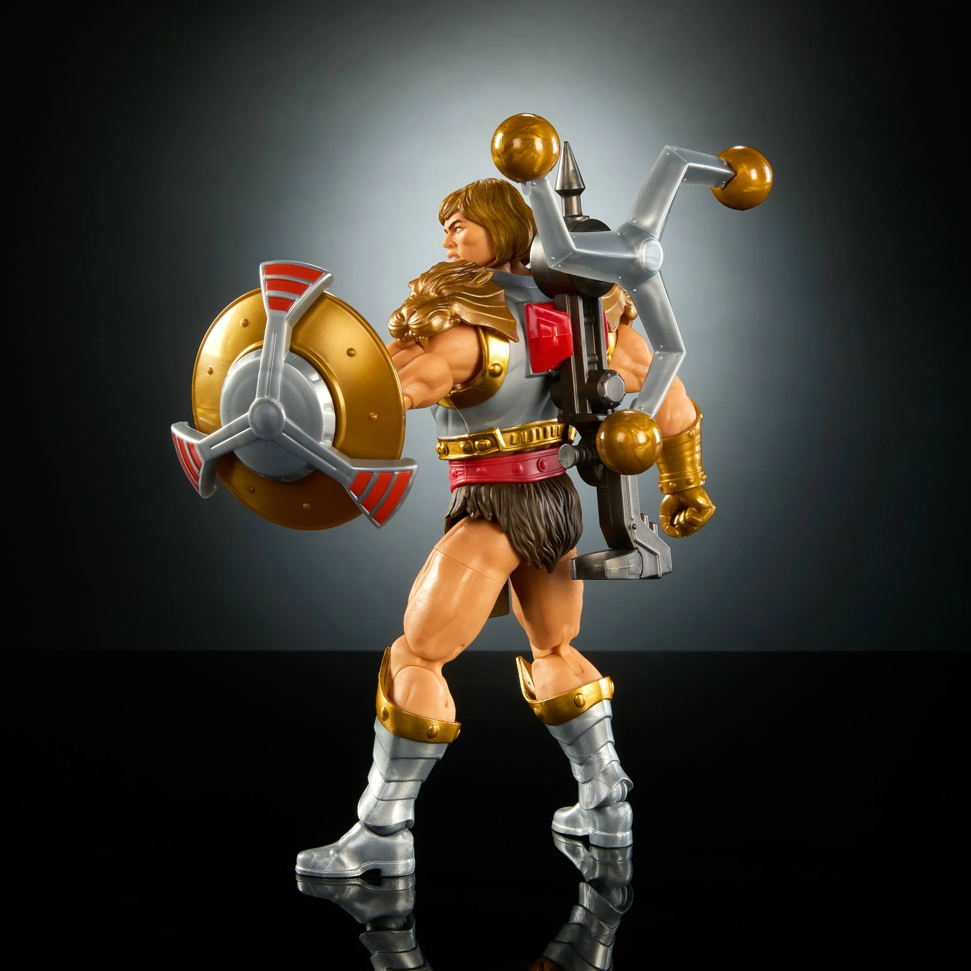 Masters Universe Masterverse New Eternia Flying Fists He-Man, MOTU Action Figure, 30 Articulations