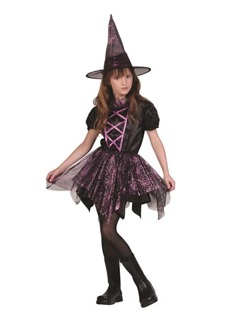 Spiderina Witch Dress & Hat (Large)