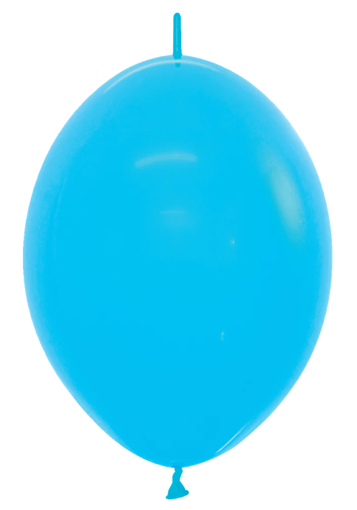 6 inch Sempertex Fashion Blue Link-O-LOON 50ct