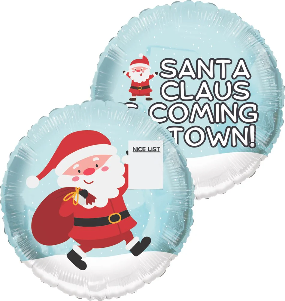 Tuftex Christmas Nice List 24 inch Foil Balloon 1ct
