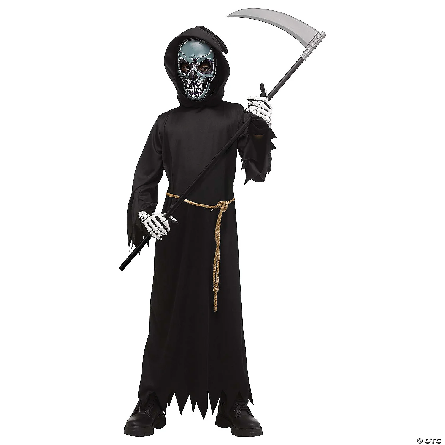 Kids' Electro Skull Reaper w/ Light-Up Mask Costume