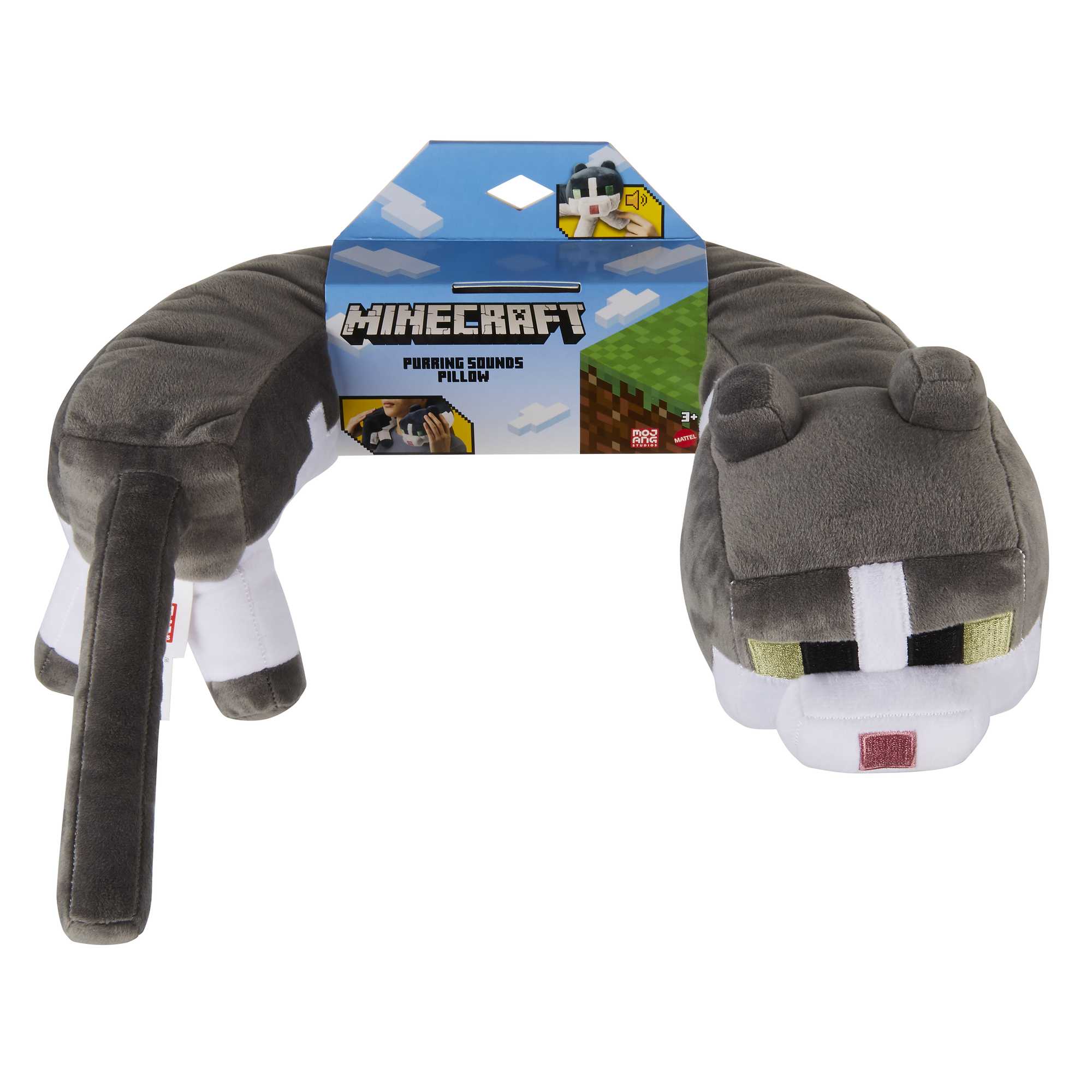 Minecraft Purring Sounds Plush Cat Neck Pillow