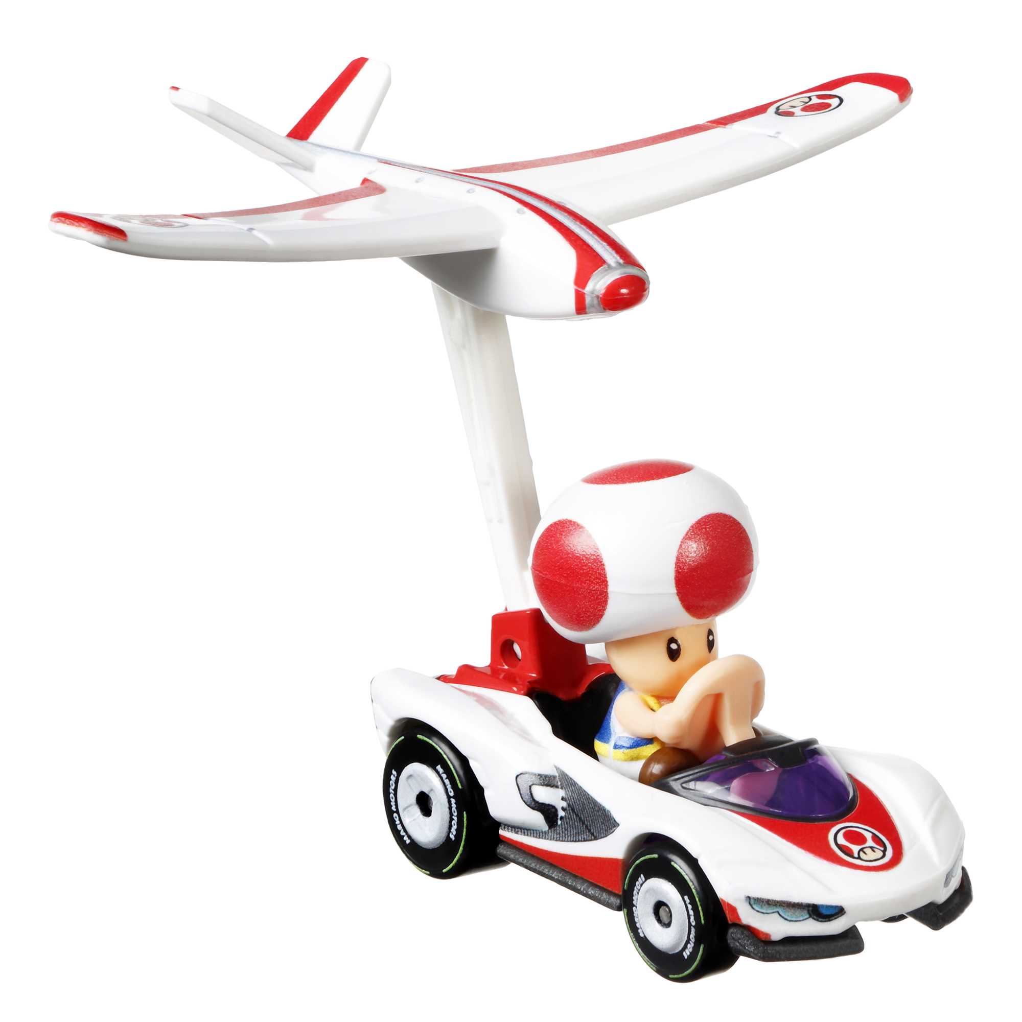 Hot Wheels?Mario Kart Toad P-Wing And Plane Glider