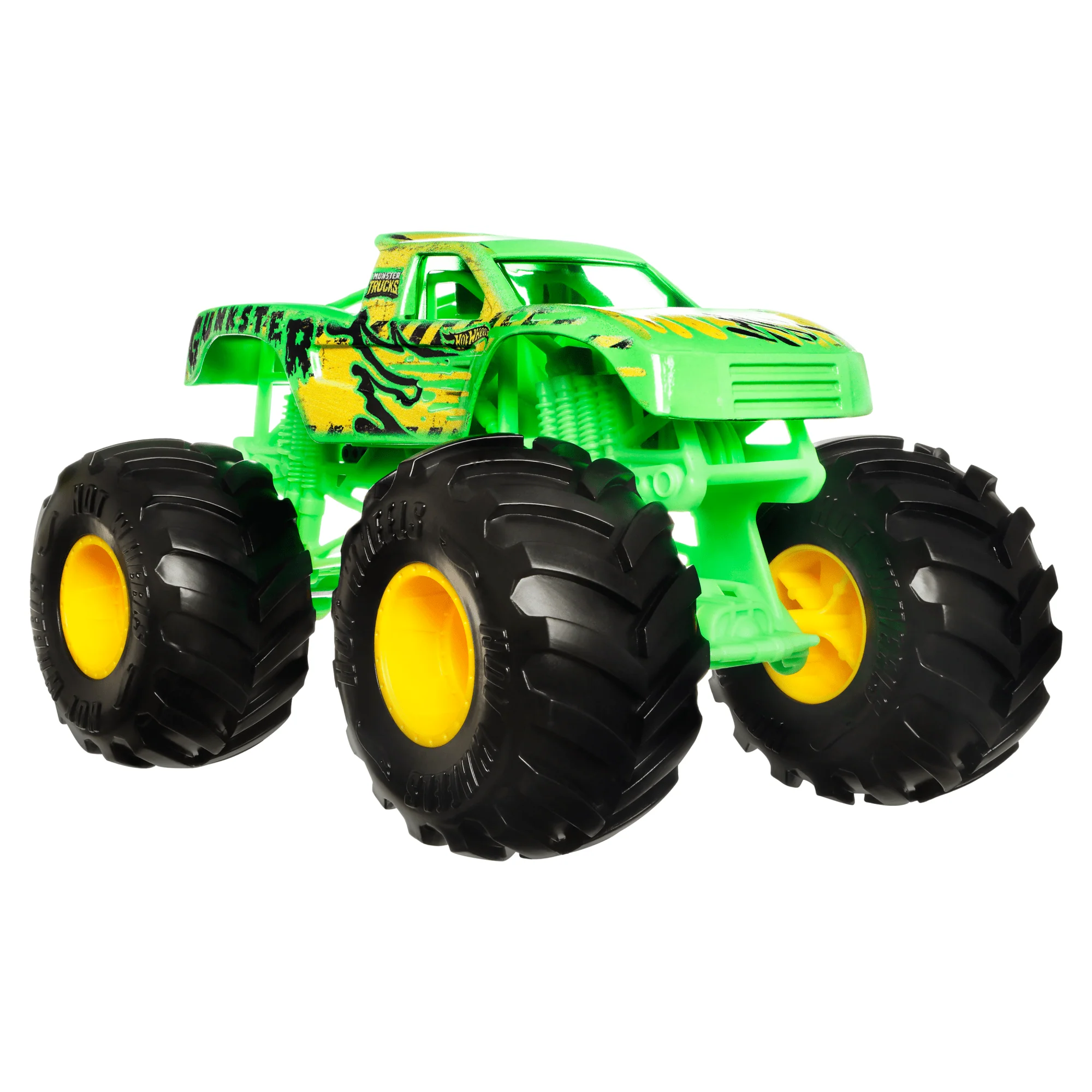Hot Wheels Monster Trucks Veh��culo de Juguete Gunkster Escala 1:24