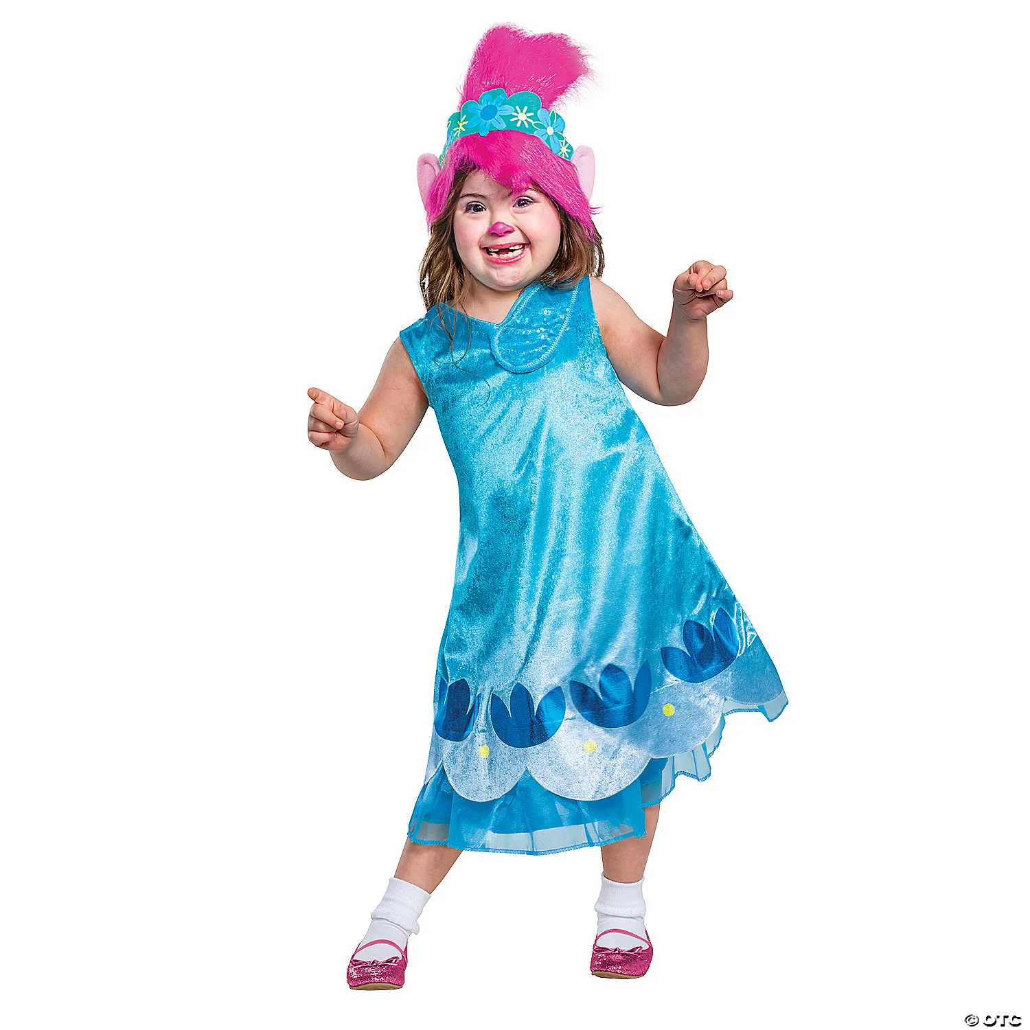 Kids Trolls Poppy Adaptive Costume