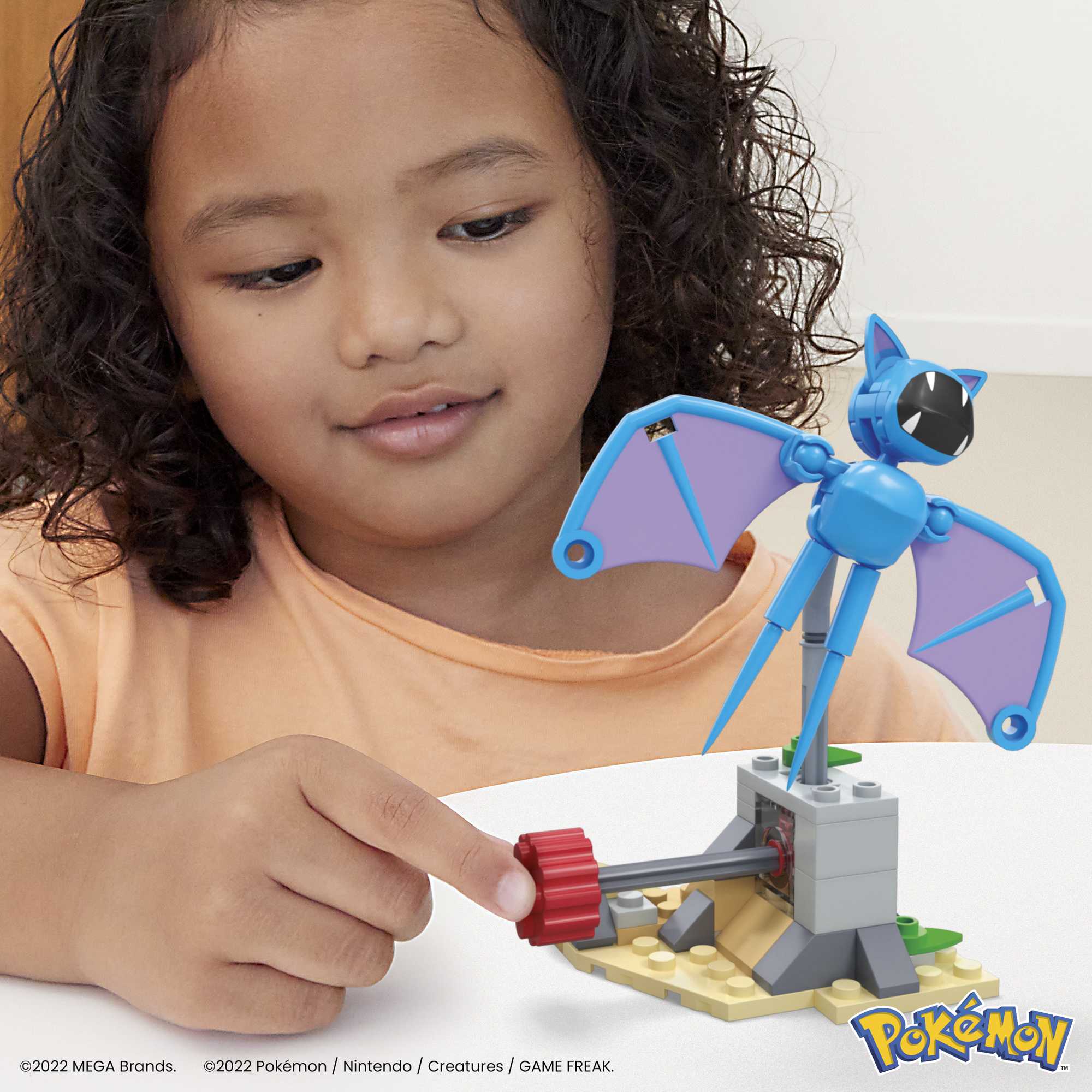 MEGA Pok��mon Building Toy Kit Zubat's Midnight Flight (61 Pieces) For Kids