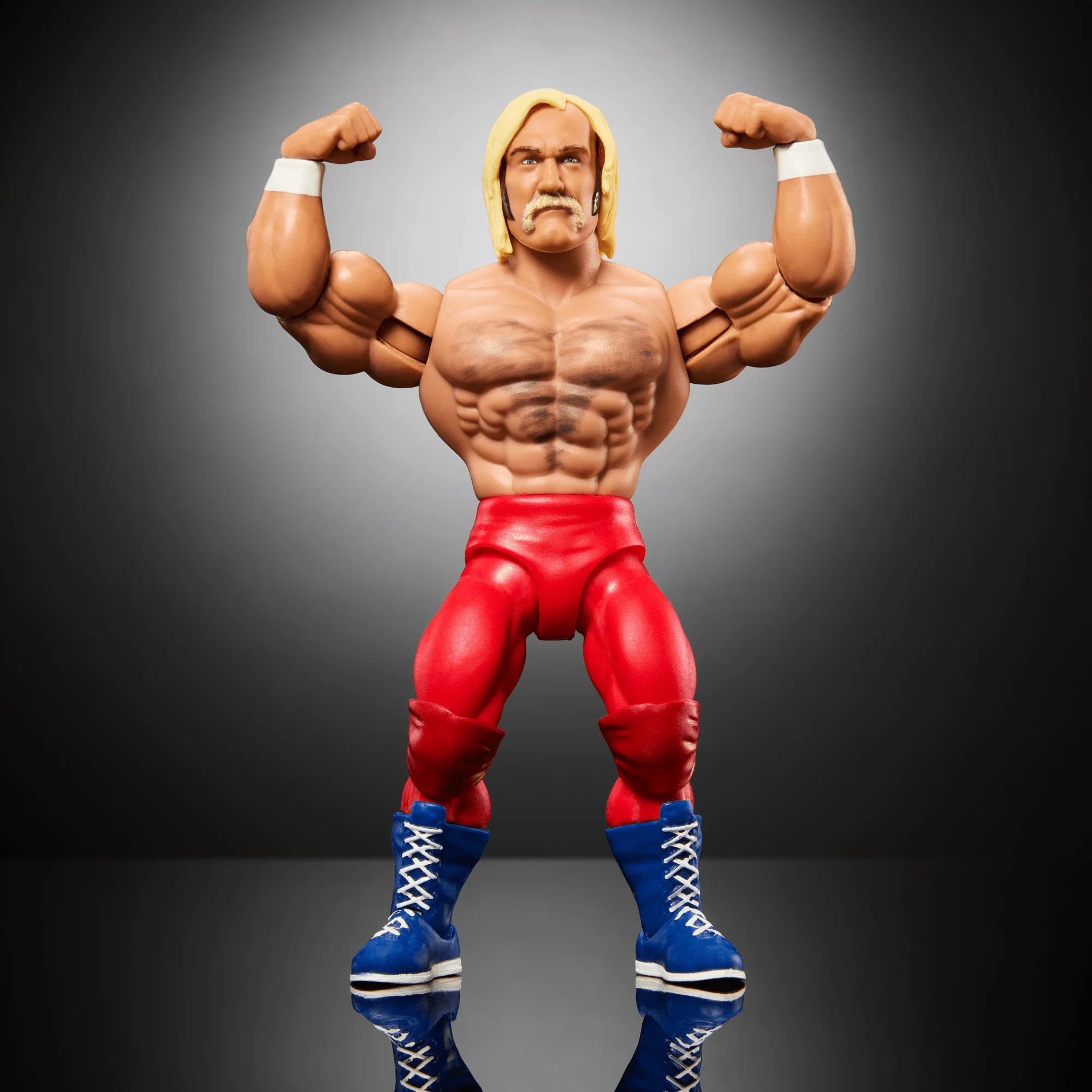 WWE Superstars Hulk Hogan Action Figure & Accessories Set, 6-inch Retro Collectible With Articulation