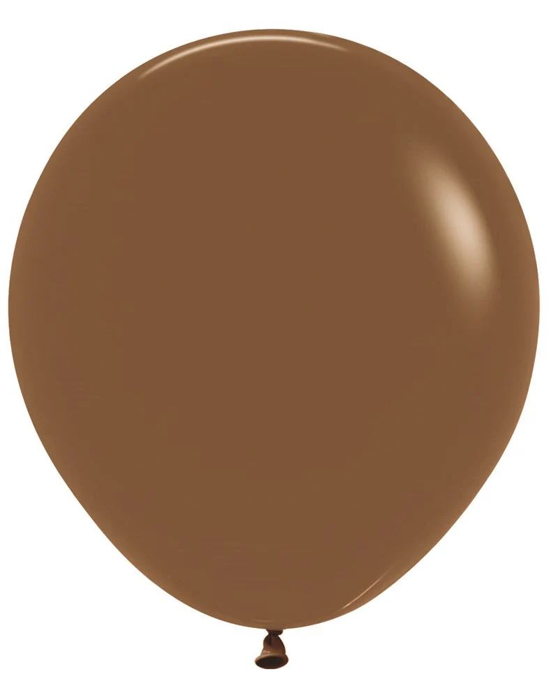 18 inch Sempertex Deluxe Coffee Latex Balloons 25ct