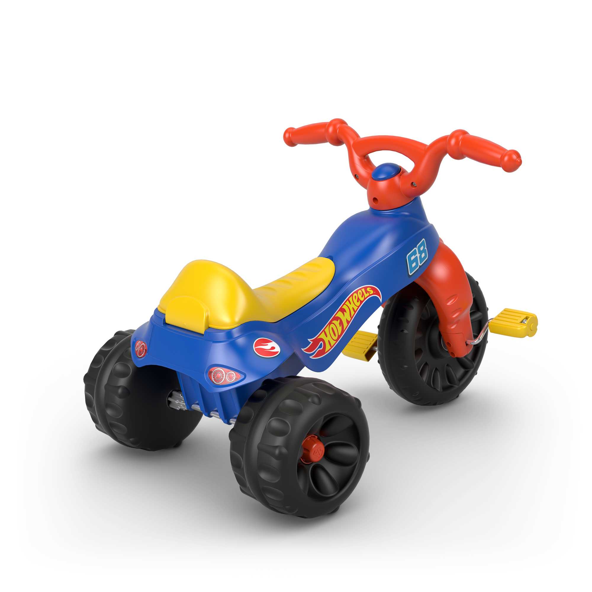 Fisher-Price Hot Wheels Tough Trike Toddler Tricycle With Handlebar Grips