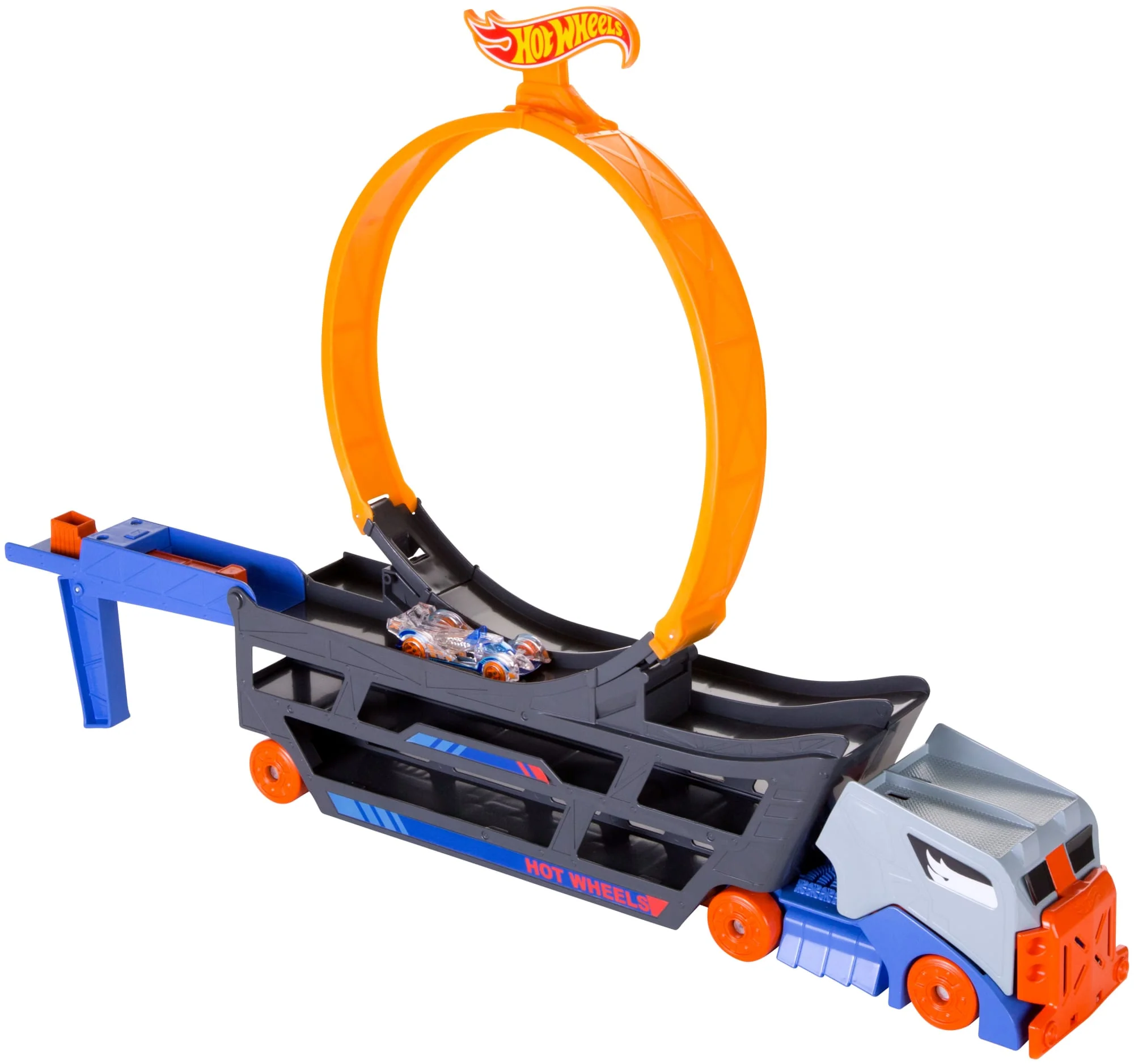 Hot Wheels Stunt And Go Transporter Truck