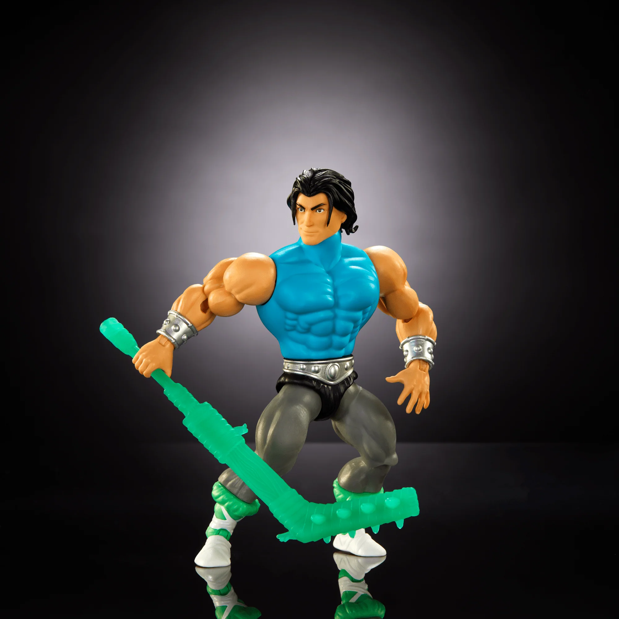 Masters Of The Universe Origins Turtles Of Grayskull Casey Jones Action Figure Toy, Armor & Weapons