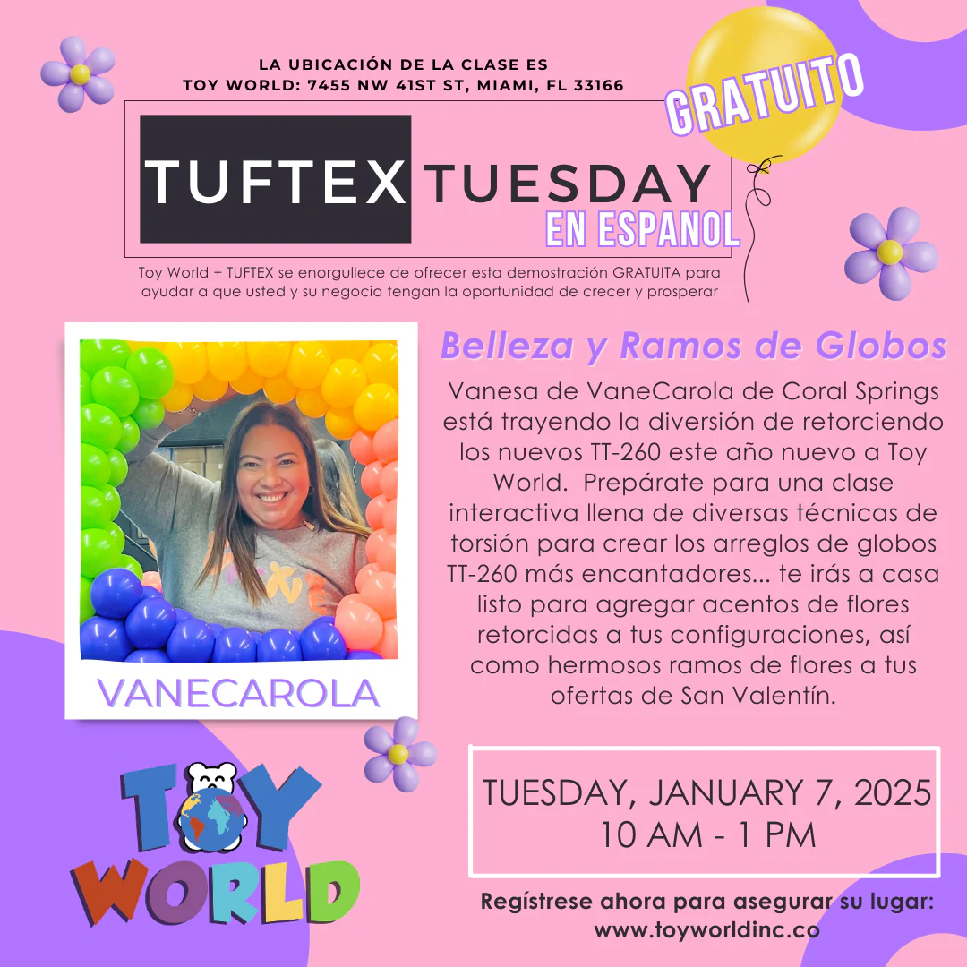 TUFTEX Tuesdays with VaneCarola