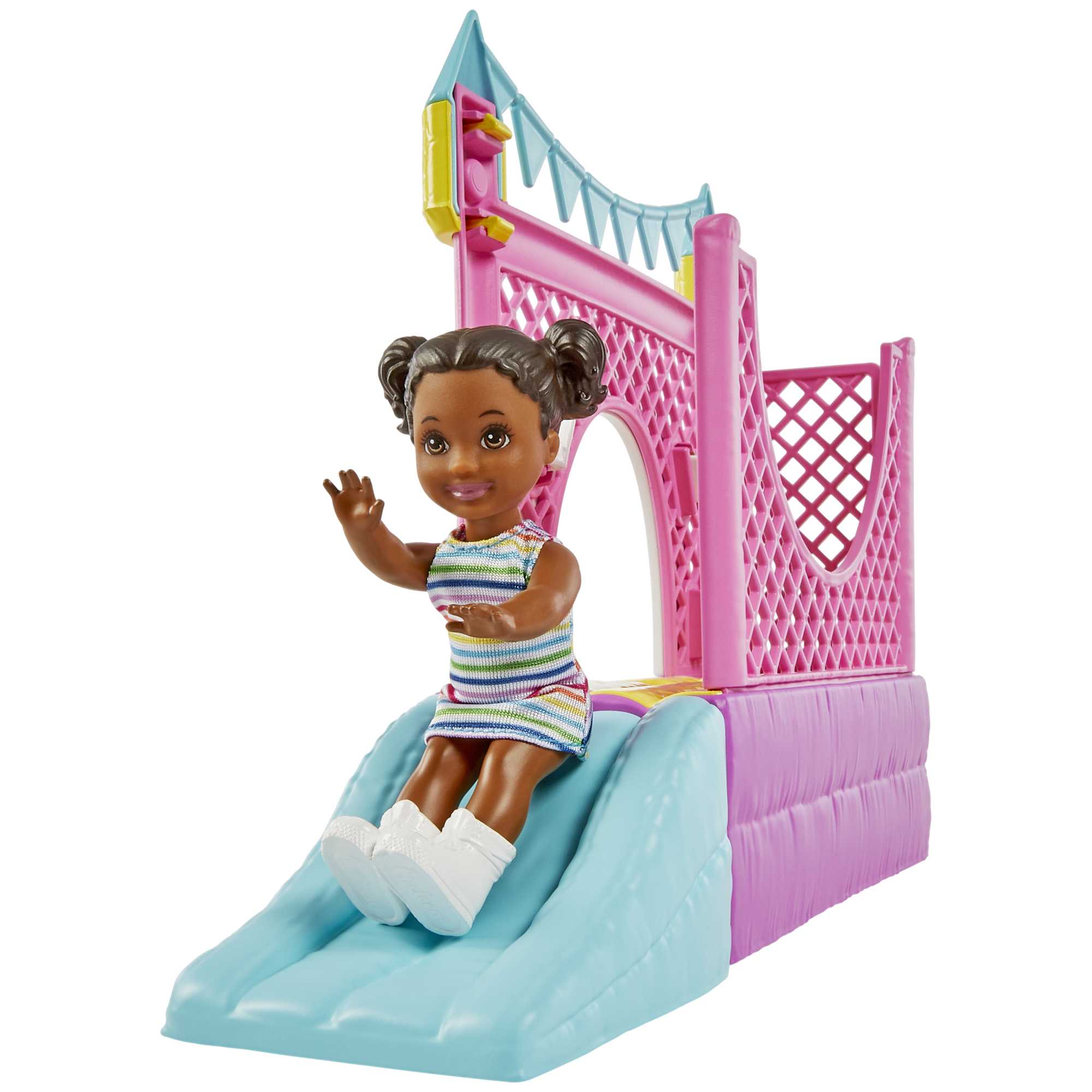 Barbie Skipper Babysitters Inc. Bounce House Playset With Dolls & Accessories