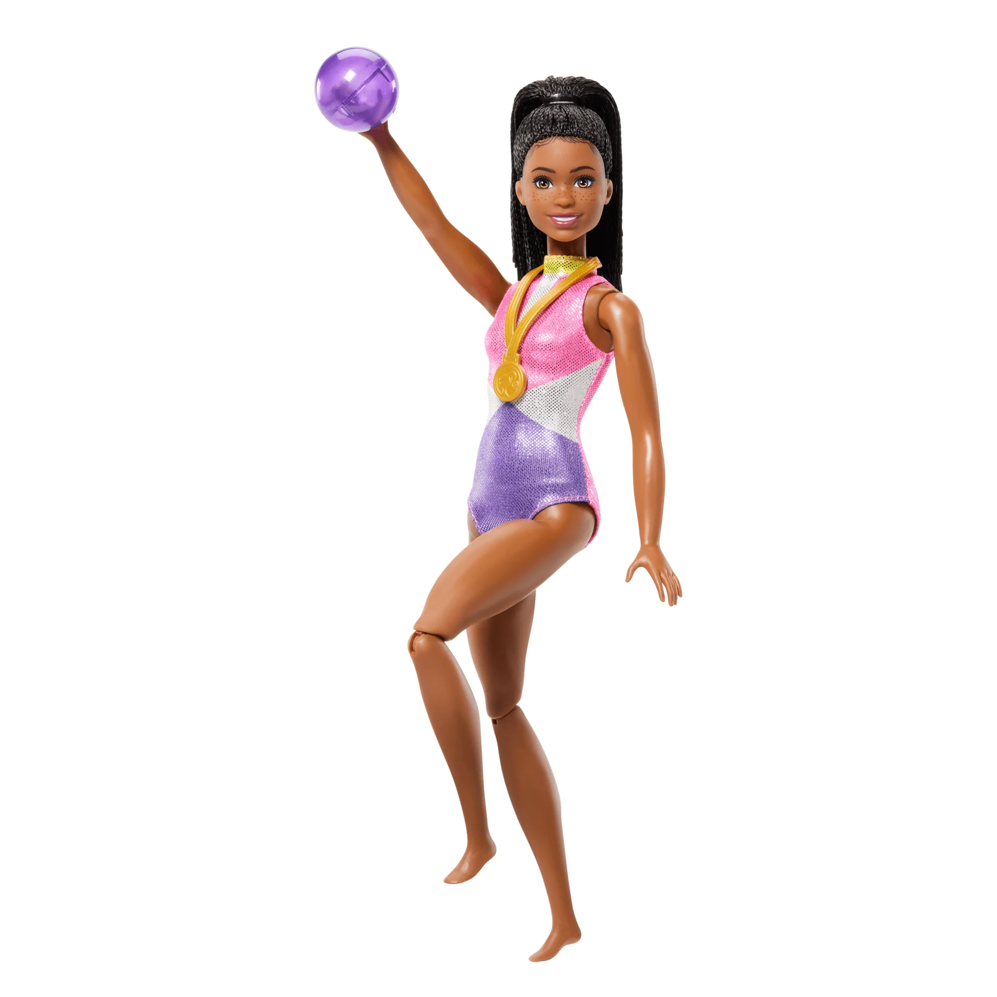 Barbie ��Brooklyn�� Gymnast Doll & Playset With Fashion Doll, Puppy, Trampoline And Accessories