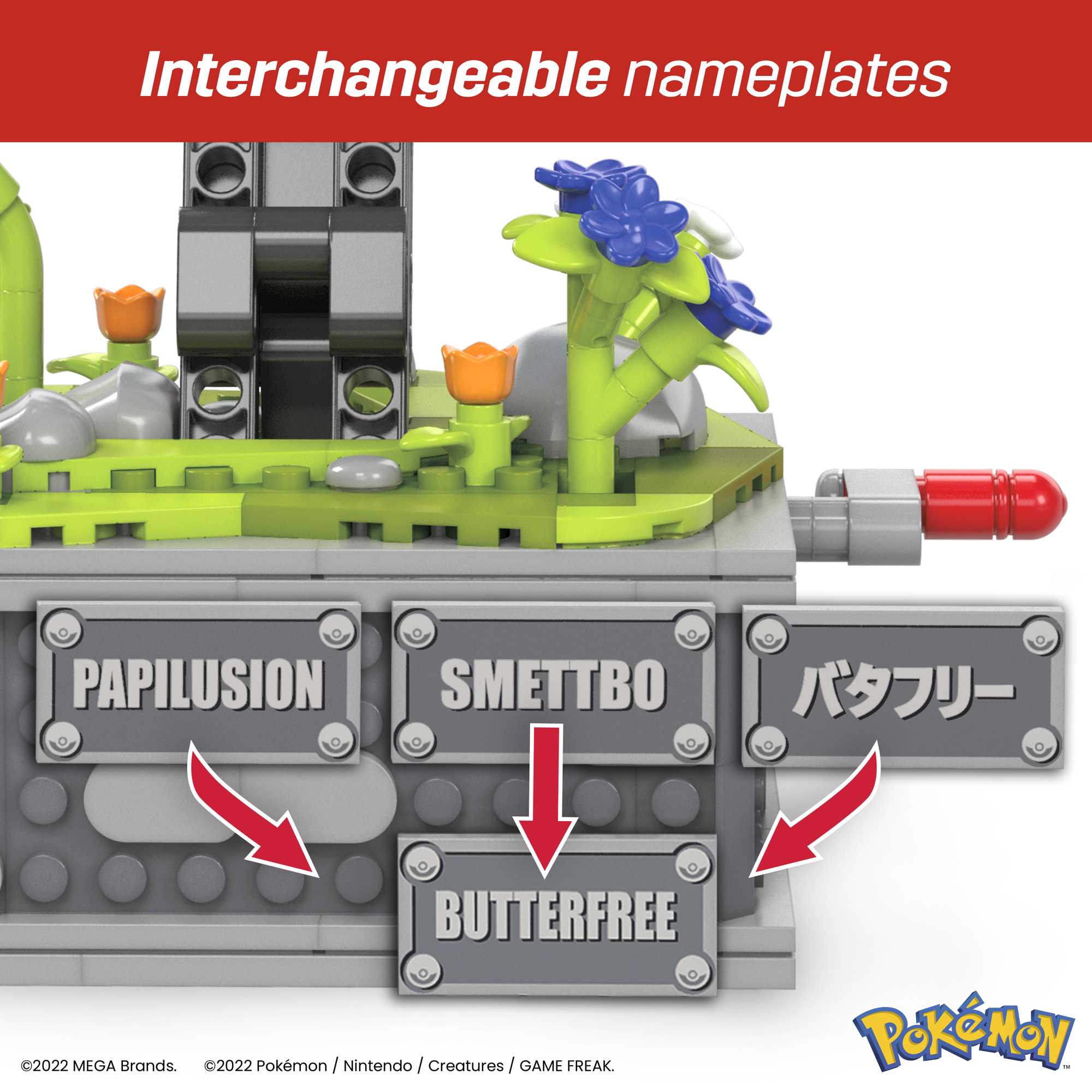 MEGA Pok��mon Motion Butterfree With Motion Brick Building Set For Collectors (605 Pcs)