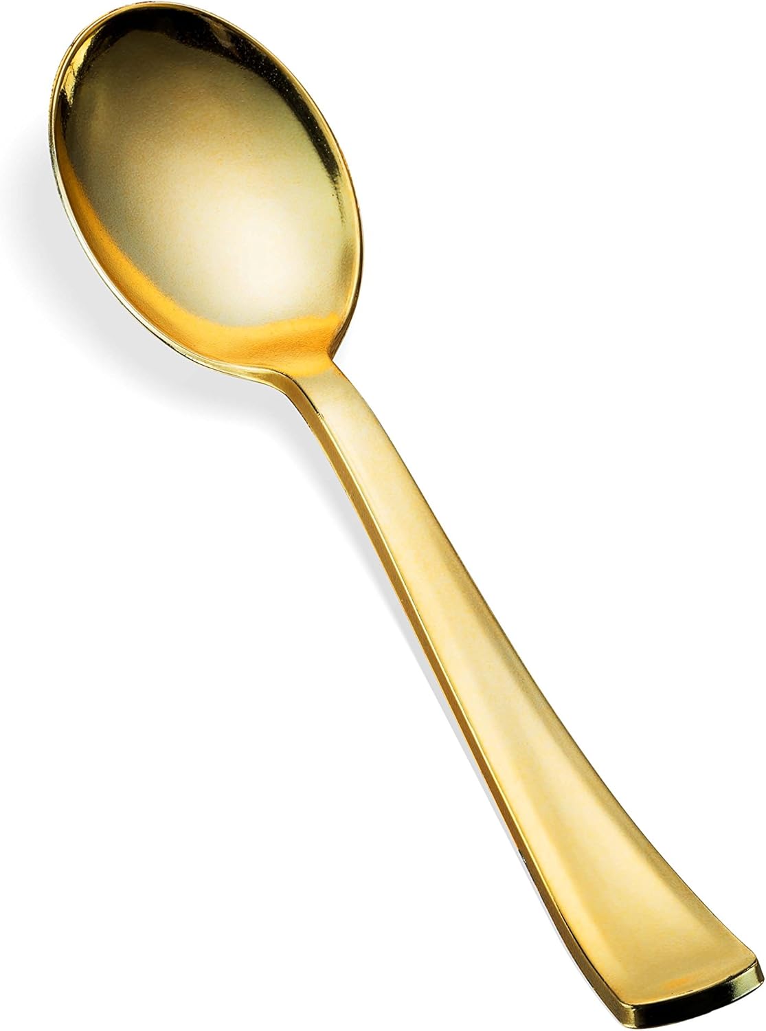 200 Gold Plastic Silverware Set - Plastic Gold Cutlery Set - Disposable Flatware Gold - 100 Gold Plastic Forks, 50 Gold Plastic Spoons, 50 Gold Cutlery Knives Heavy Duty Silverware for Party Bulk