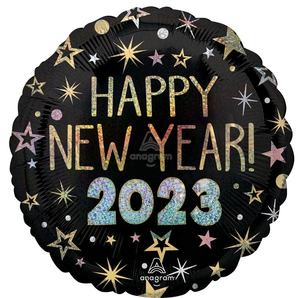 Anagram New Years 2023 Clebration 18in Foil Balloon FLAT